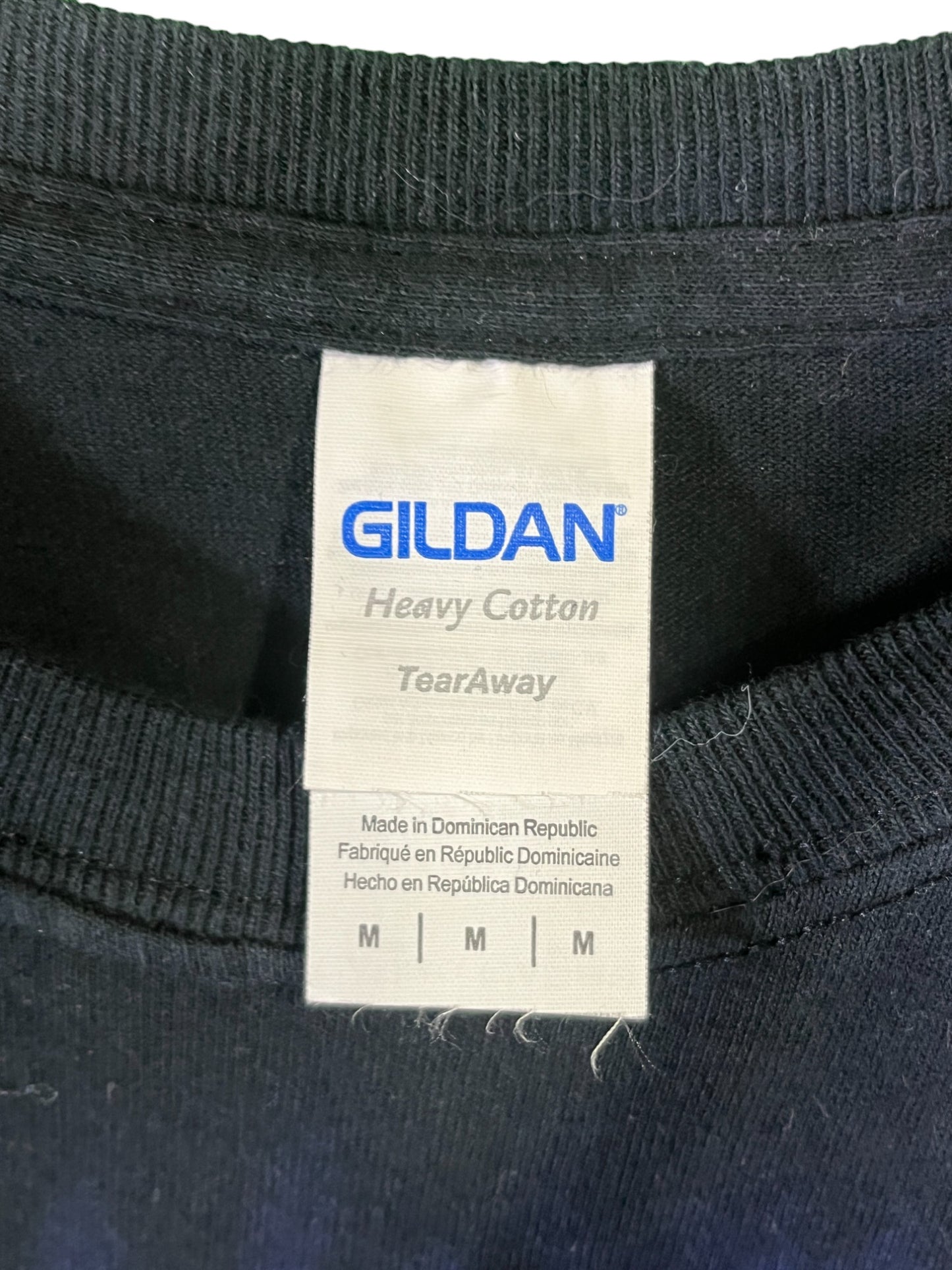 Vintage 00's Skeleton Big Print Grim Reaper Graphic Tee Size Medium