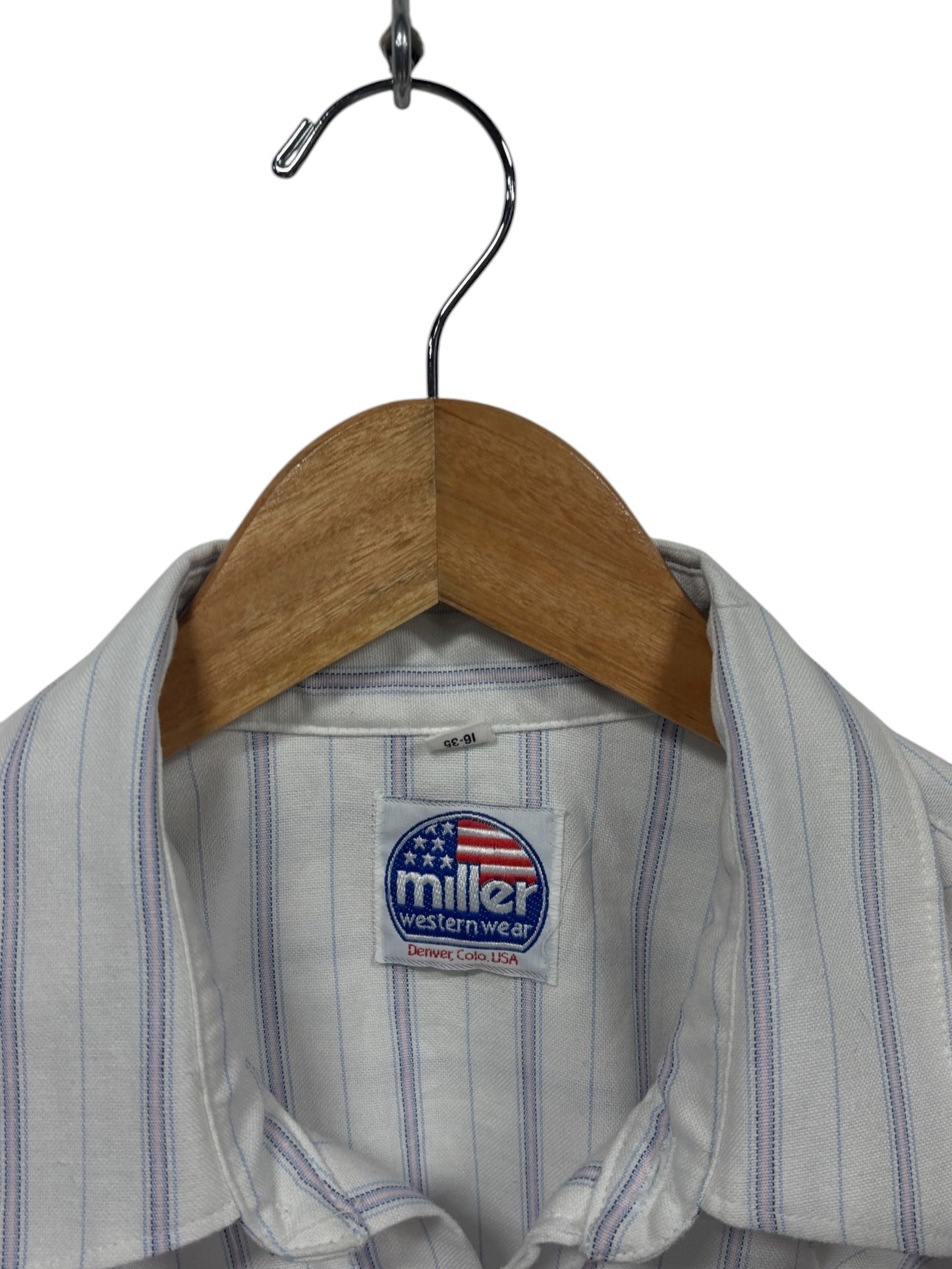 Vintage 90's Miller Pearl Snap Button Up Western Shirt Size XL