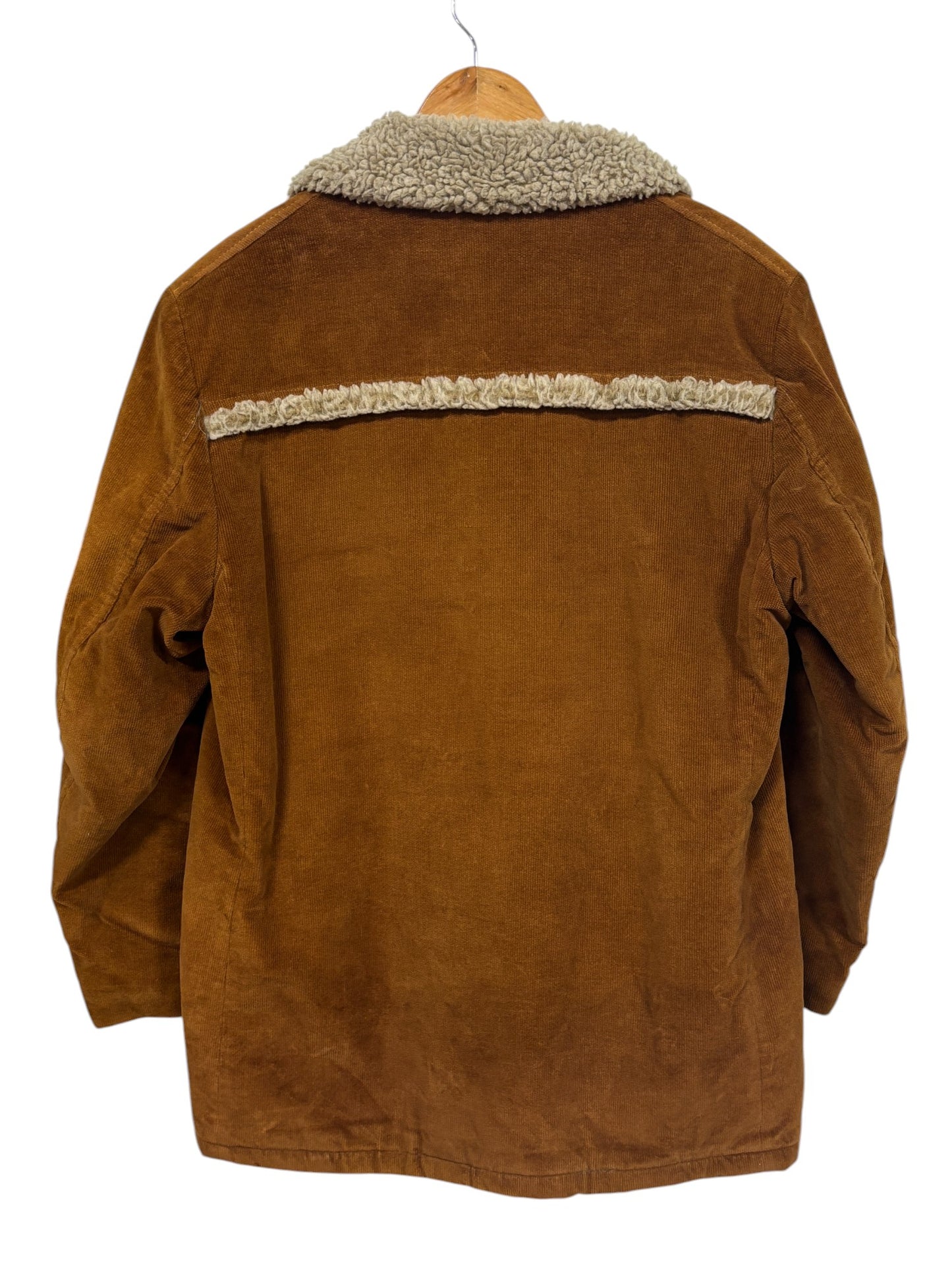 Vintage 70's JC Penney Sherpa Lined Rancher Coat Size Large