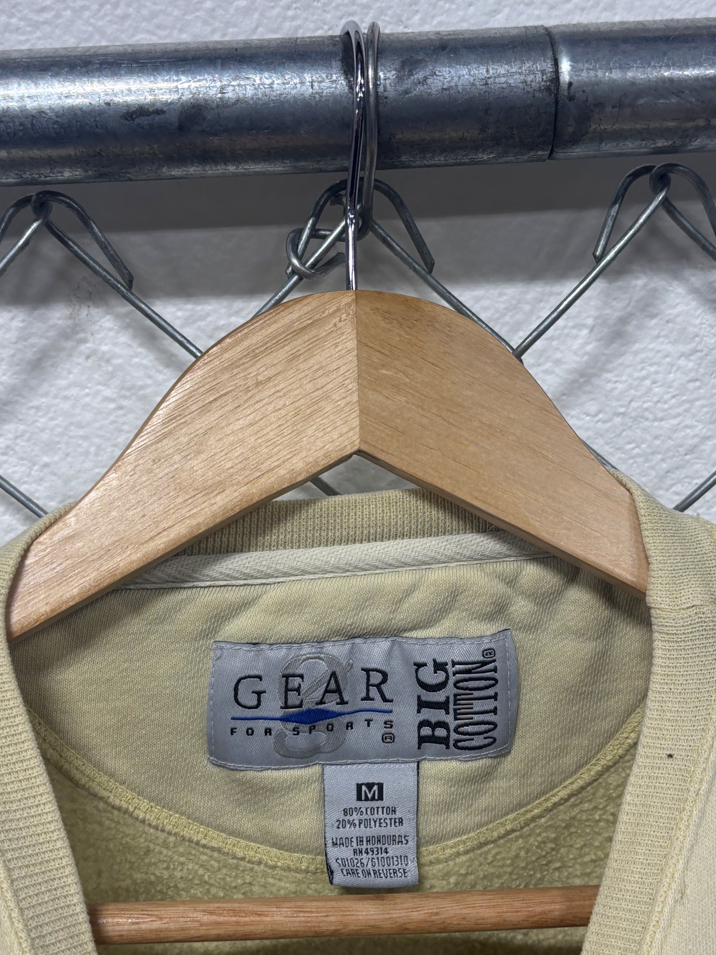 Vintage Montana State University Billings Yellow Sweater Size Medium