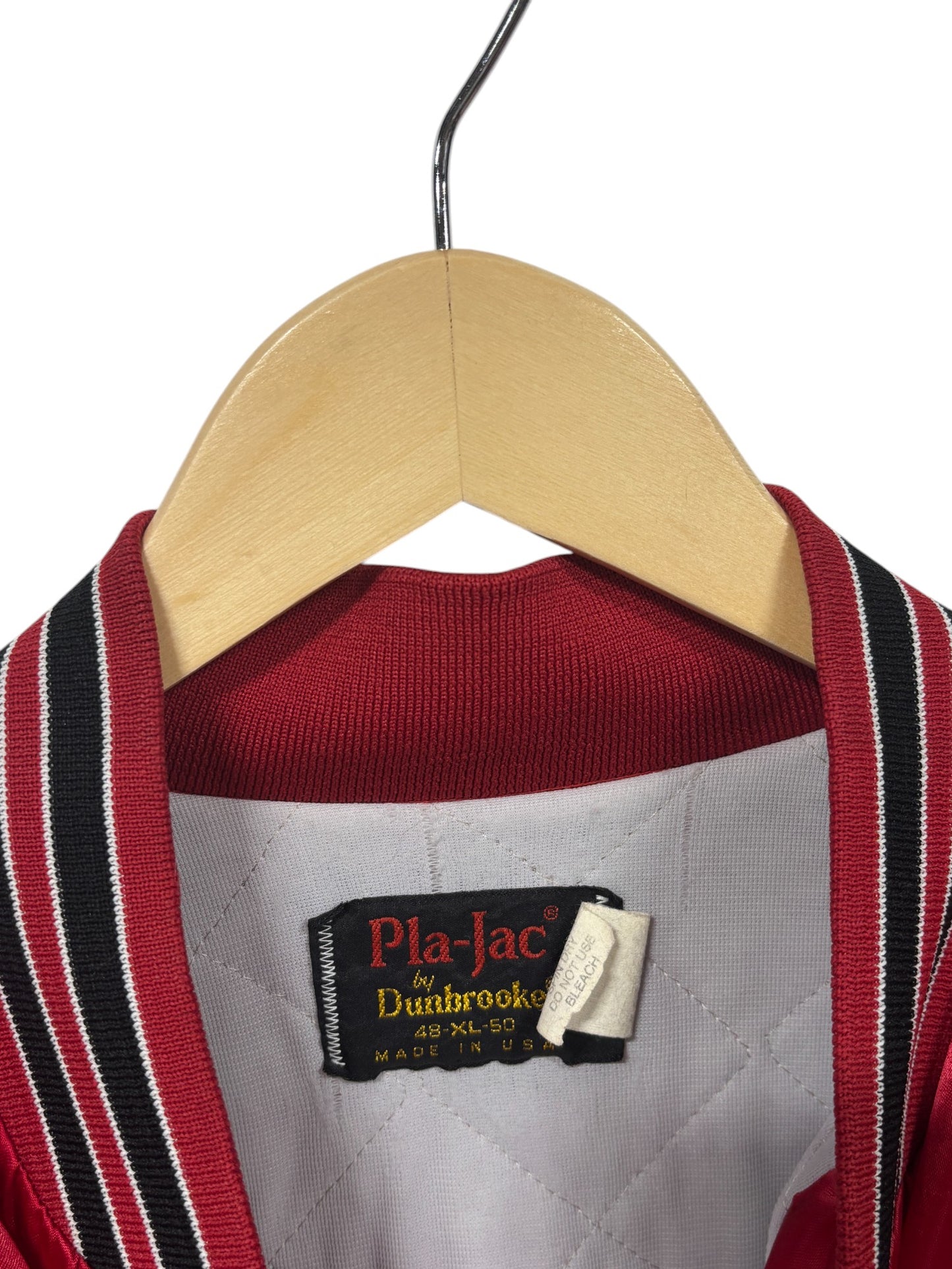 Vintage 90's Billings Montana Eagle Nest Card Room Bomber Jacket Size XL