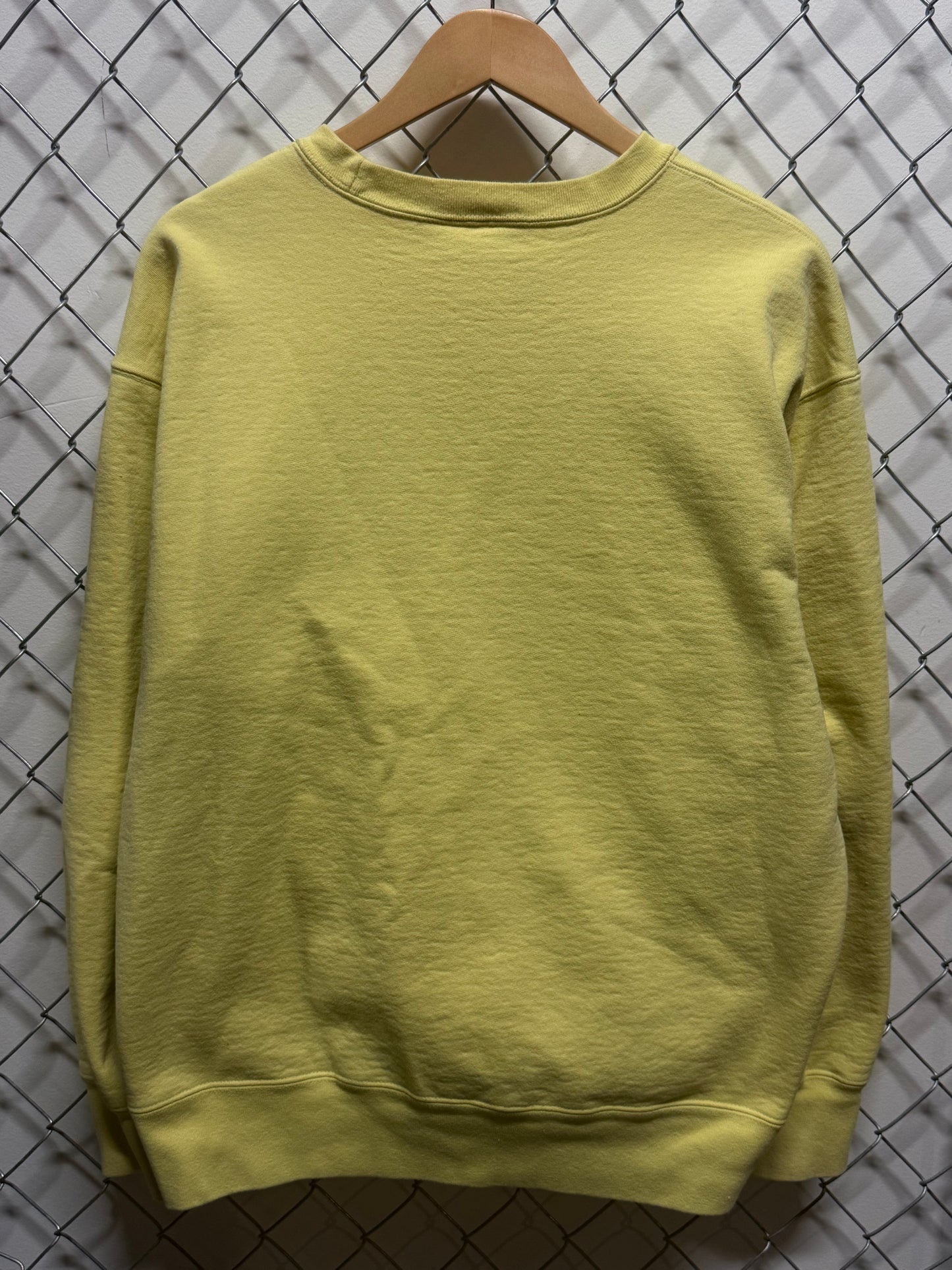 Supreme FW22 Pale Yellow Box Logo Crewneck Size Large