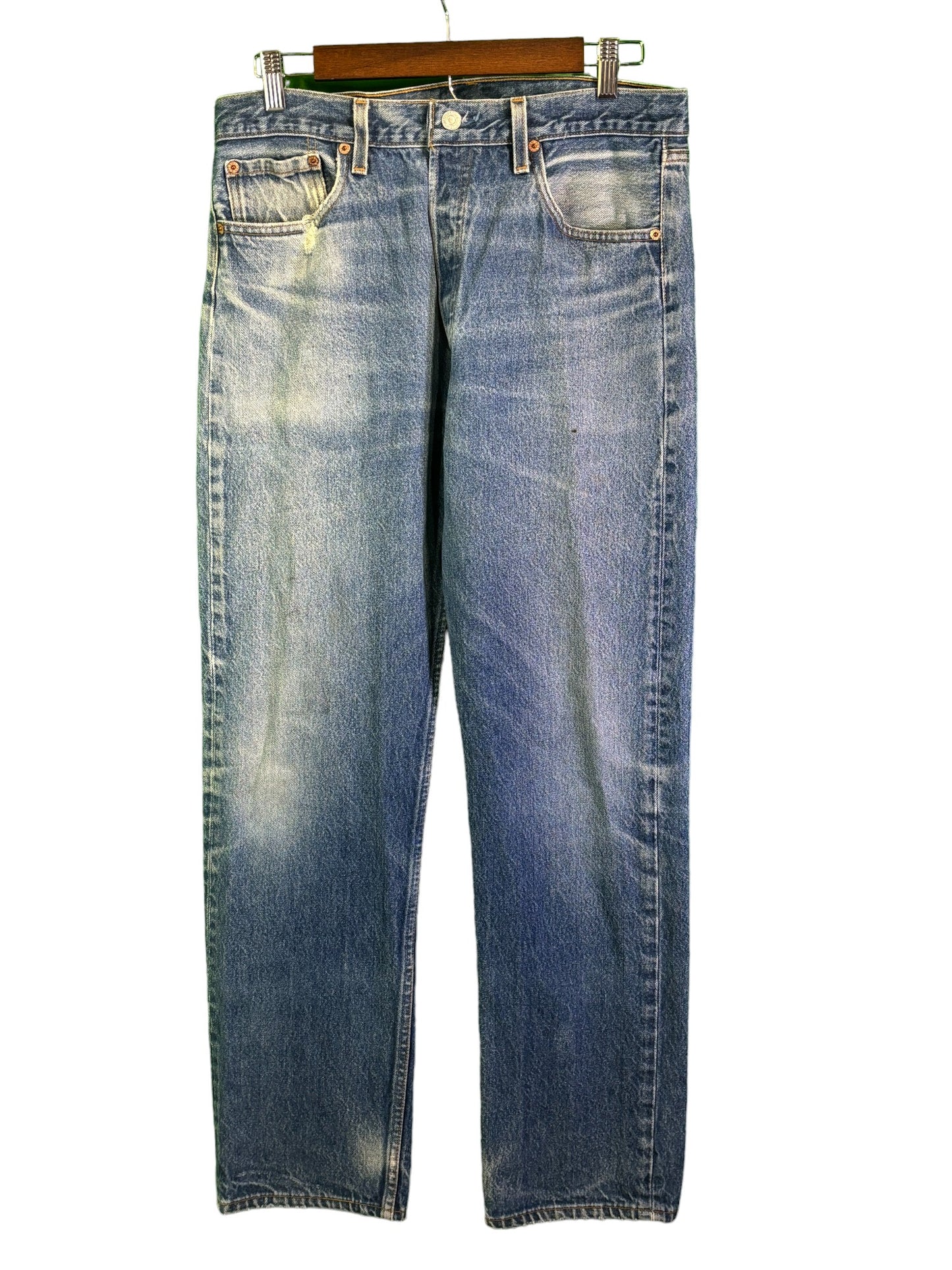 Vintage 90's Levi's 501XX Made in USA Selvedge Denim Jeans Size 32x31