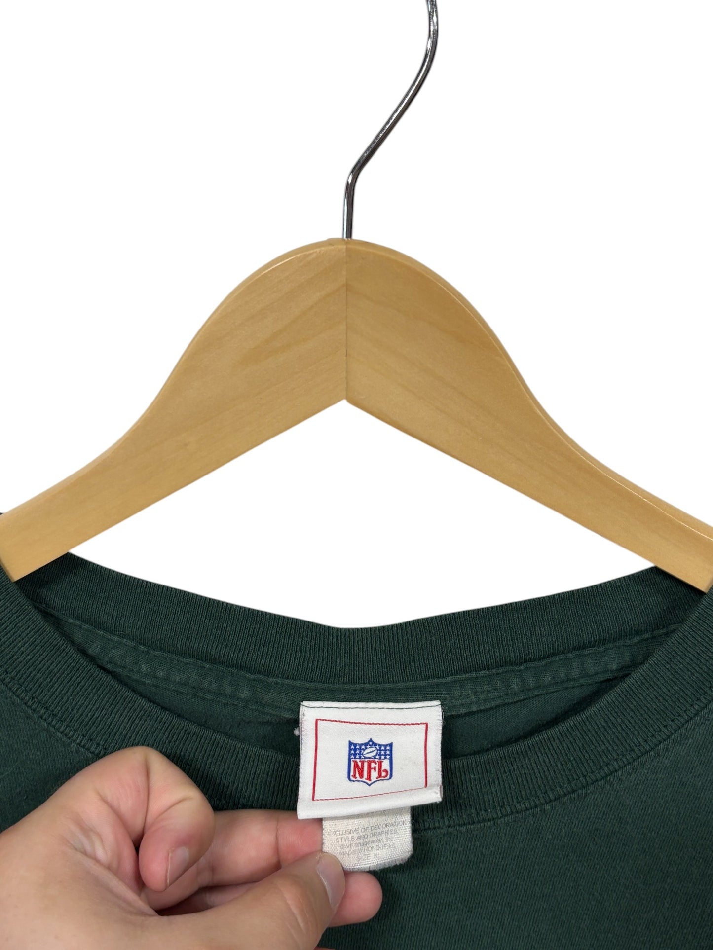 Vintage 00's Green Bay Packers Division Champions NFL Graphic Tee Size XL