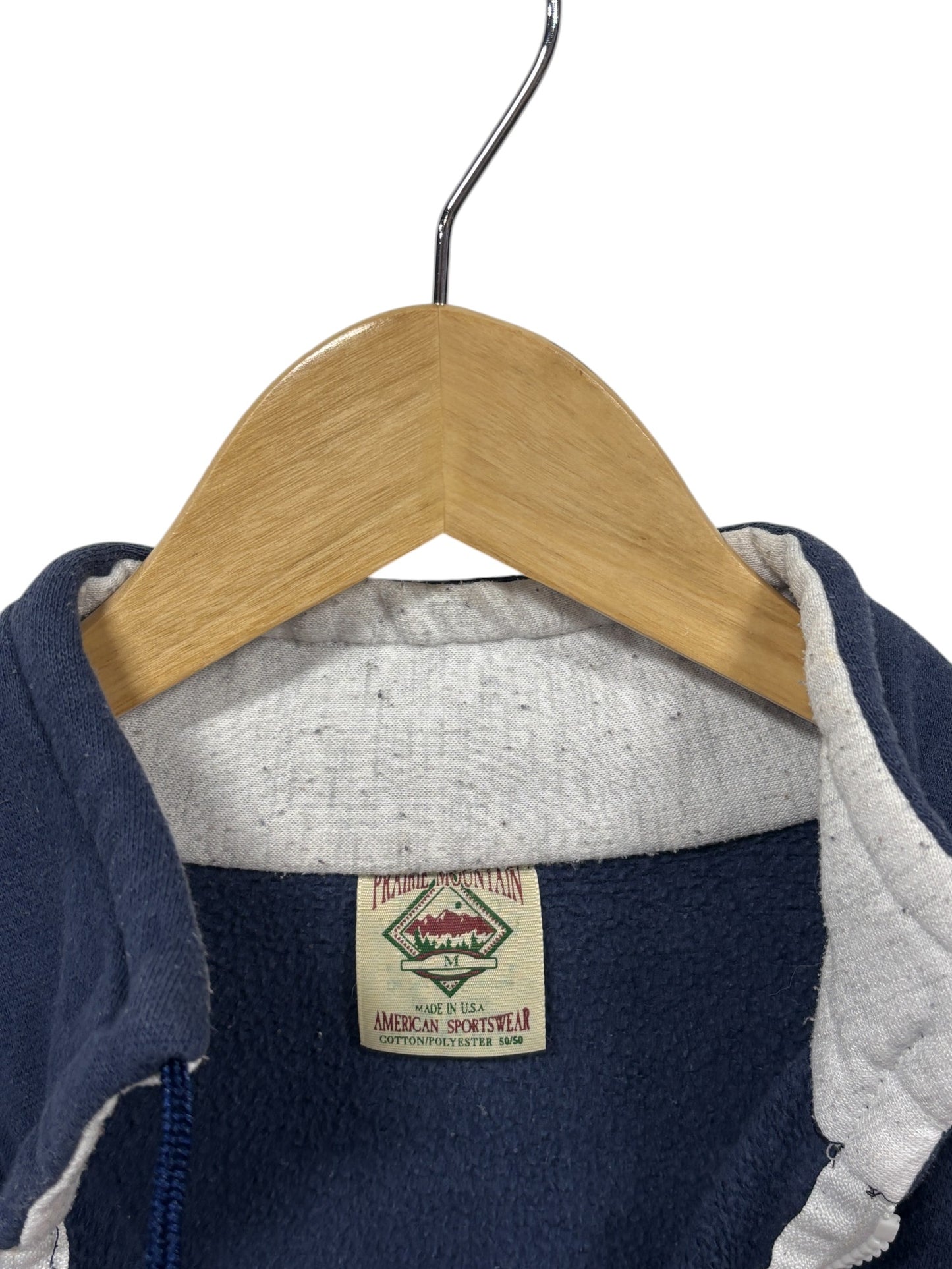 Vintage Virginia City Montana Quarter Zip Sweater Size Medium