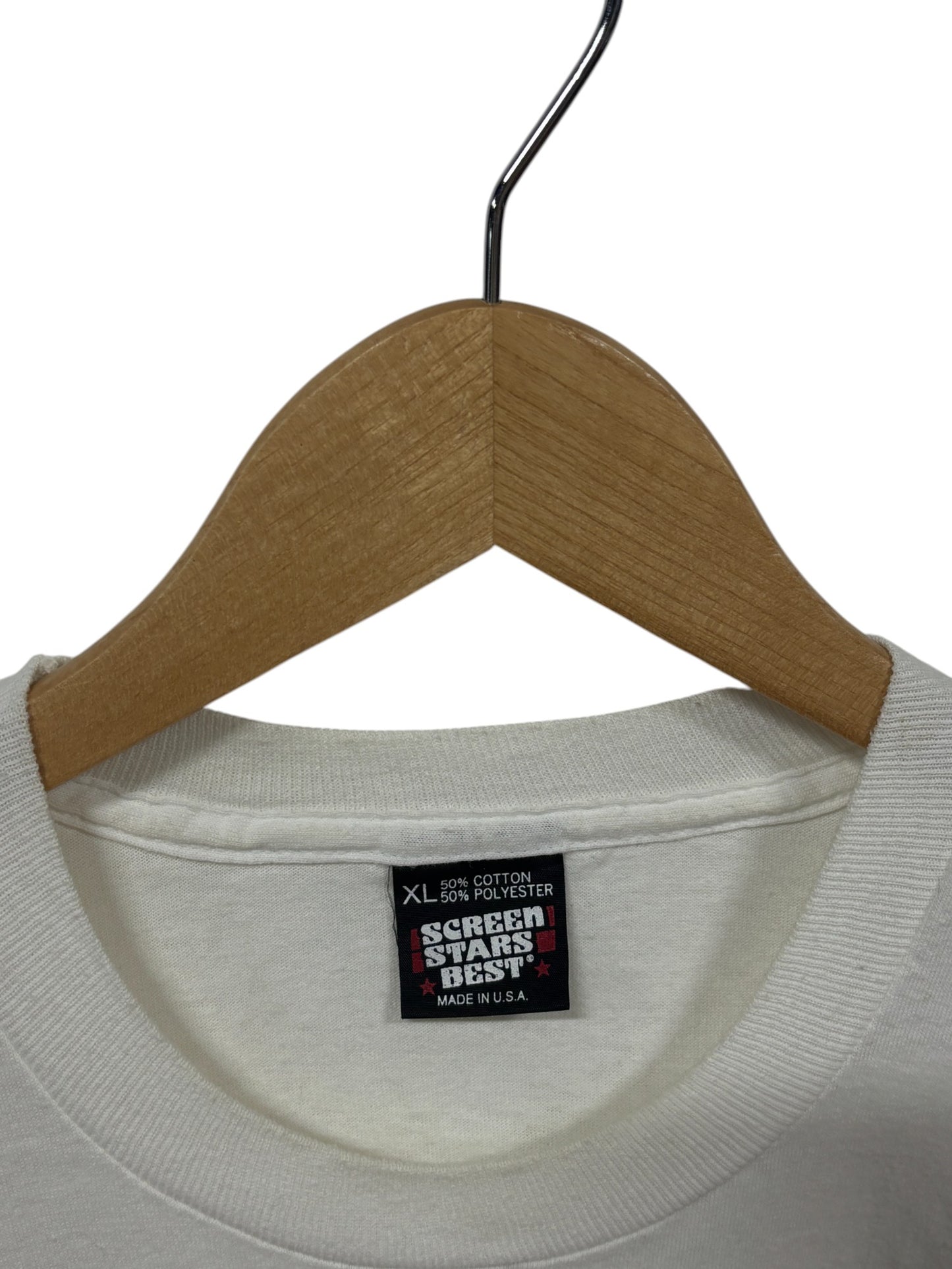 Vintage 90's Down East Street Rods Graphic Tee Size XL