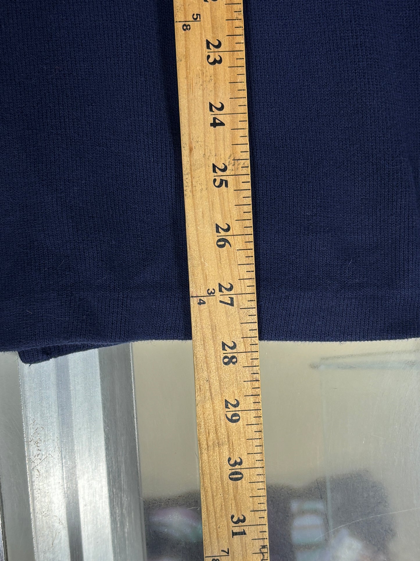 Vintage Polo Ralph Lauren Navy Blue Quarter Zip Sweater Size Large