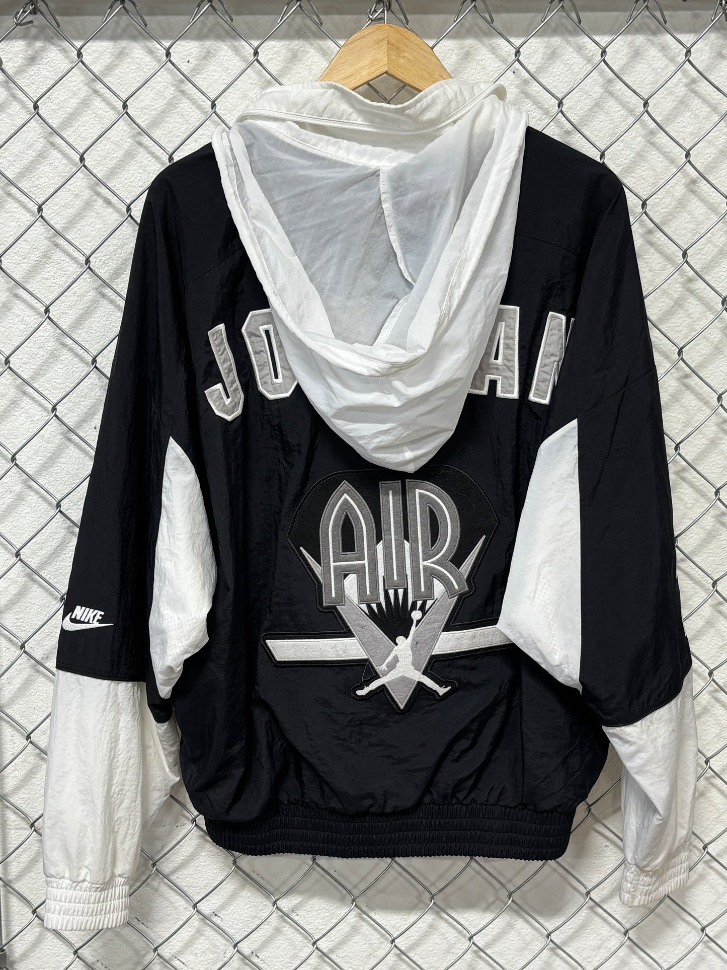 Jordan Brand Jumpman Nike Air Full Zip Black White Jacket Size Large