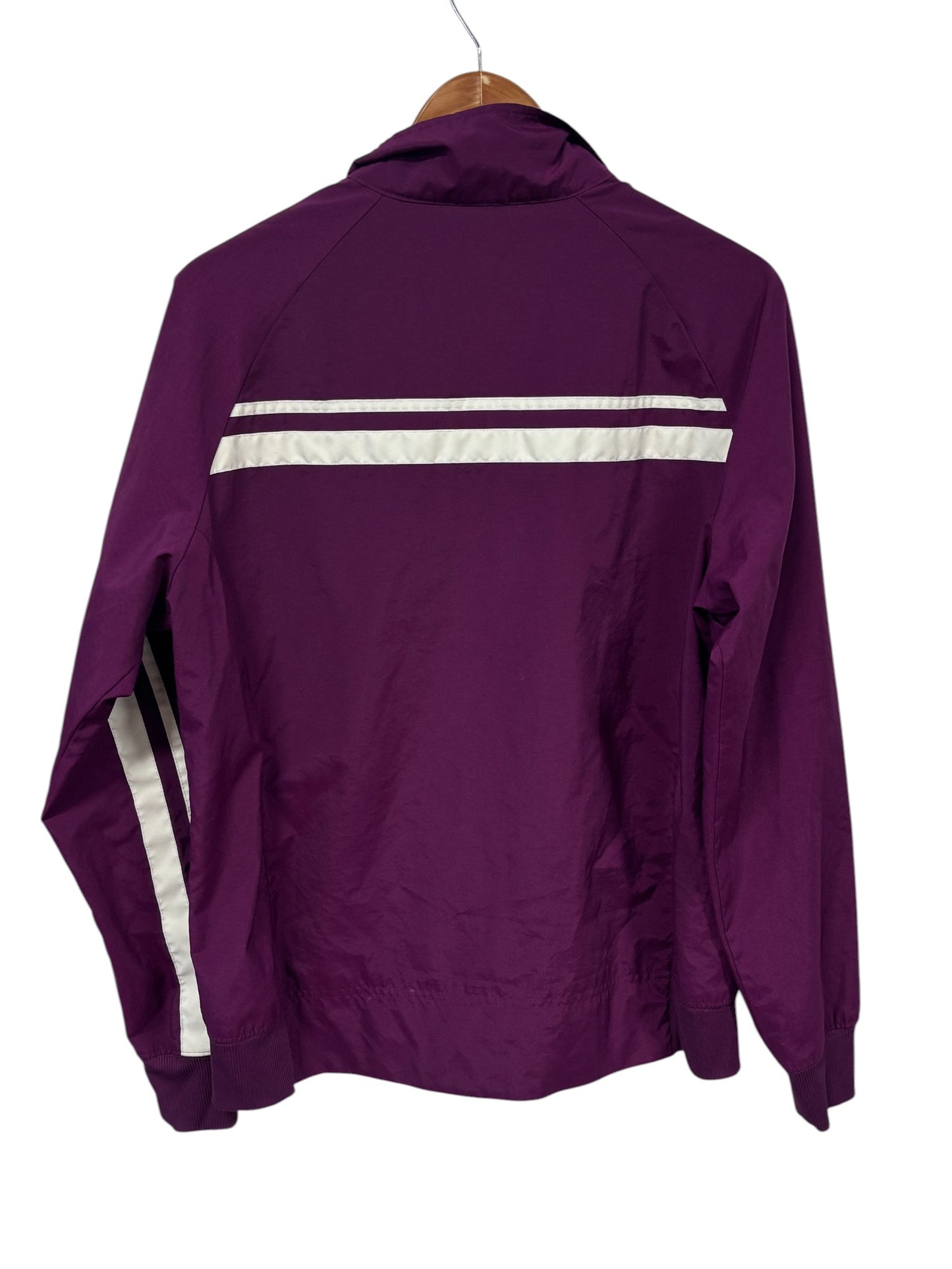 Nike Women's Purple Zip Up Track Jacket Size XL