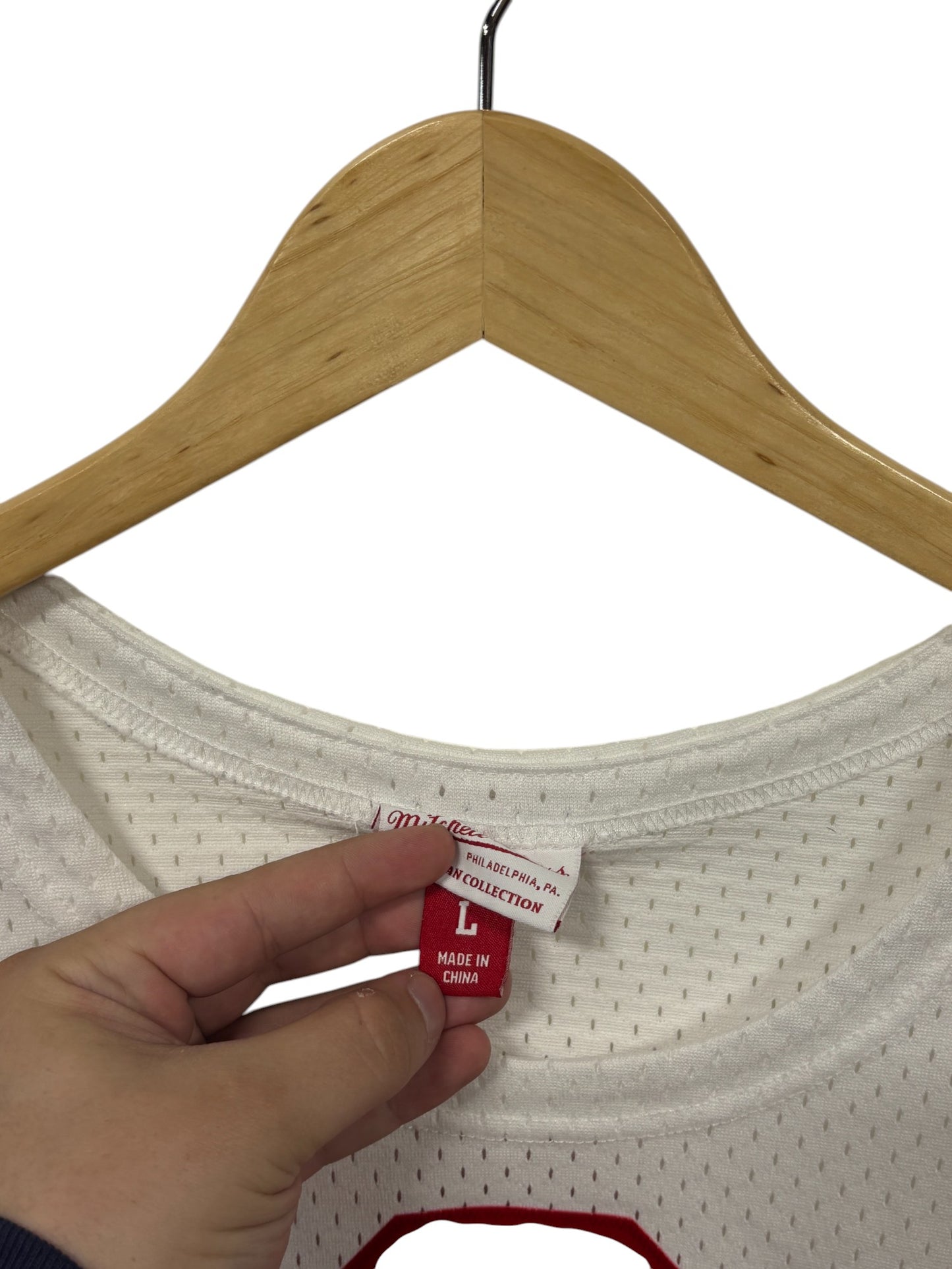 Mitchell & Ness Allen Iverson Sixers Throwback Jersey Size Large