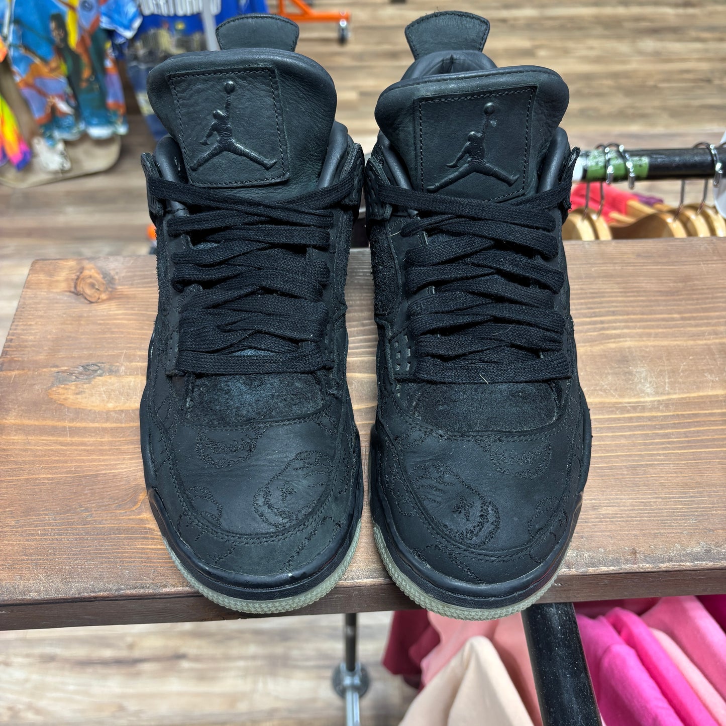 Jordan 4 'KAWS Black' Size 9