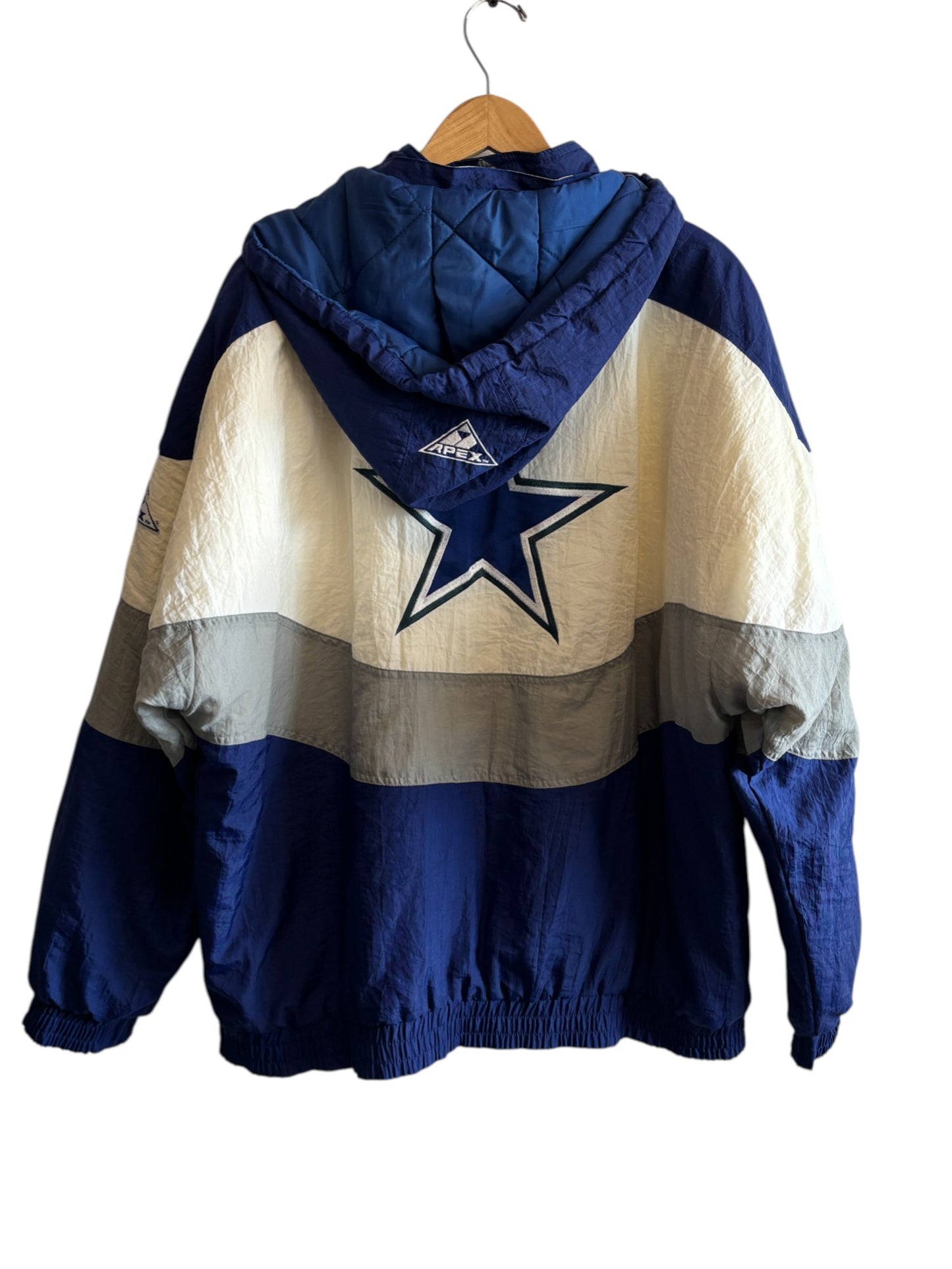 Vintage 90's Apex One Dallas Cowboys Big Puffer Jacket Size XL