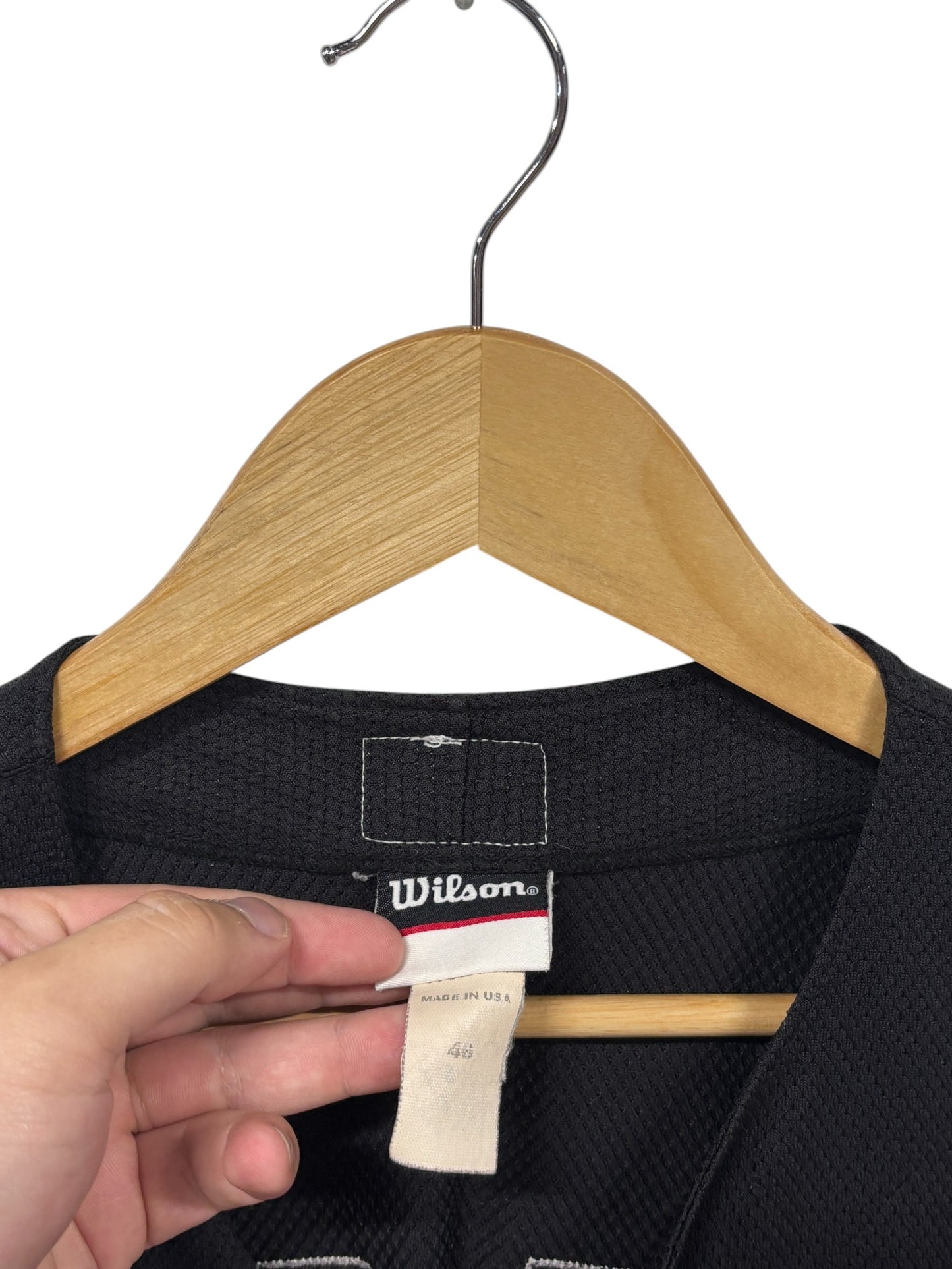 Billings Mustangs Baseball Jersey Black Size Large