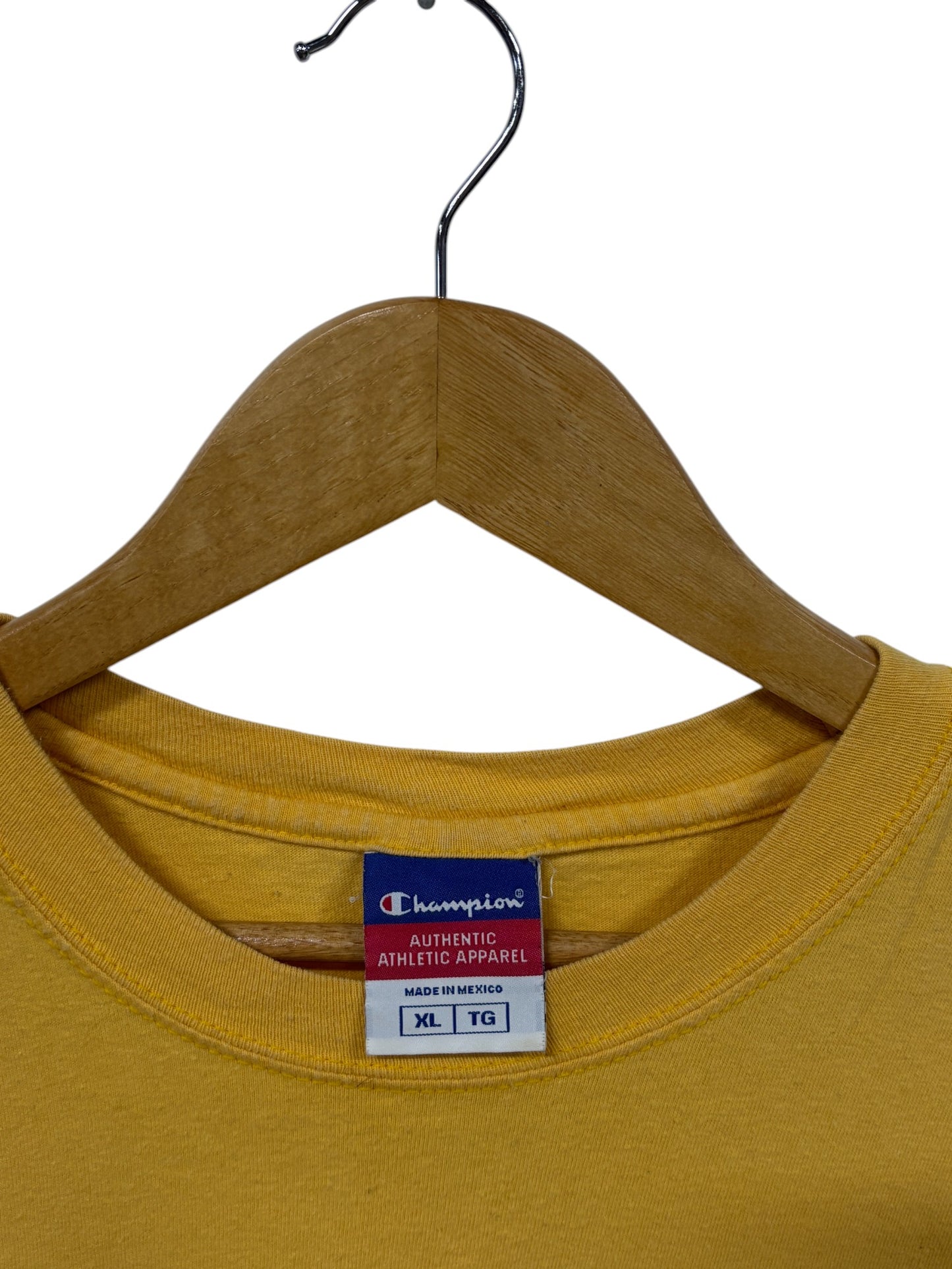 Vintage 00's Champion Small Logo Spell Out Tee Size XL