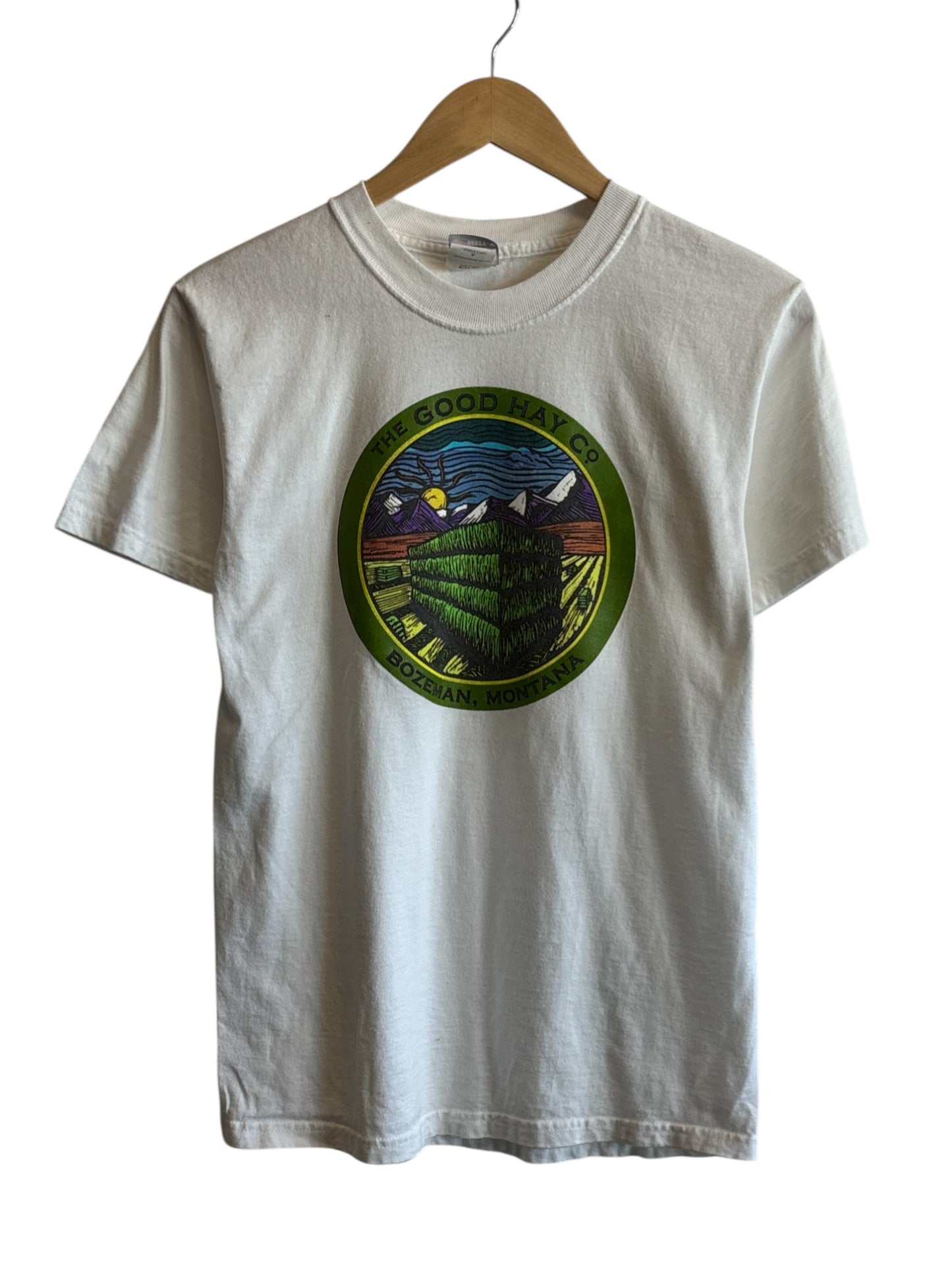 Vintage The Good Hay Co Bozeman Montana Graphic Tee Size Small