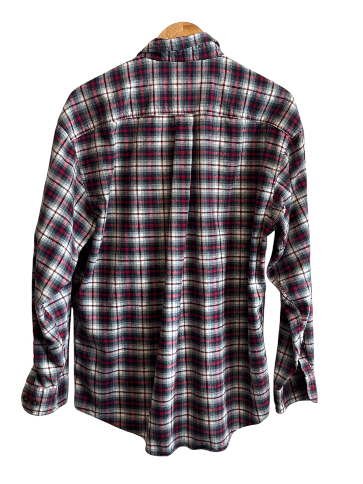 Vintage St Johns Bay Flannel Button Up Shirt Size Large