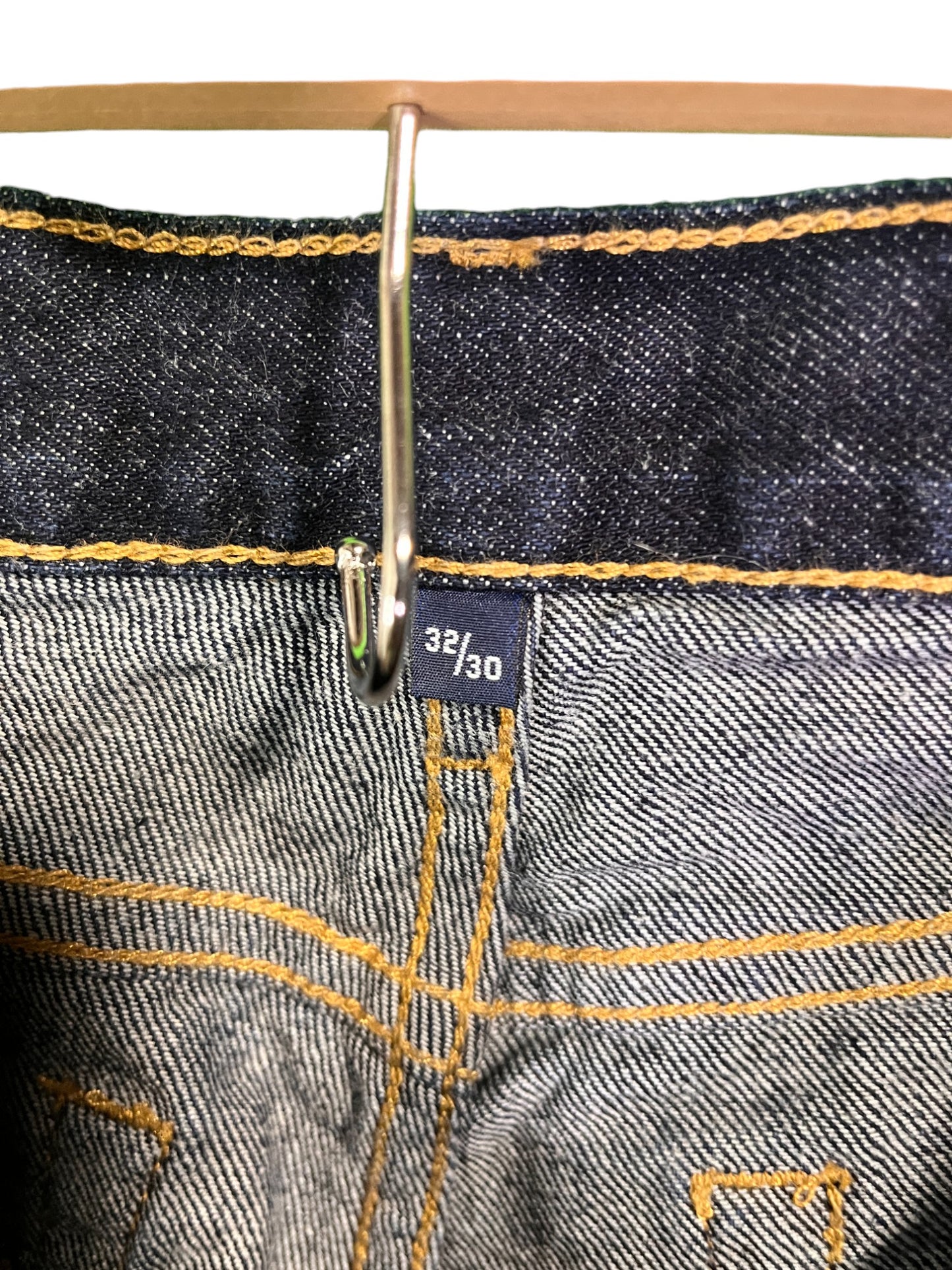 Vintage 90's Tommy Jeans Selvedge Dark Wash Denim Jeans Size 32x30