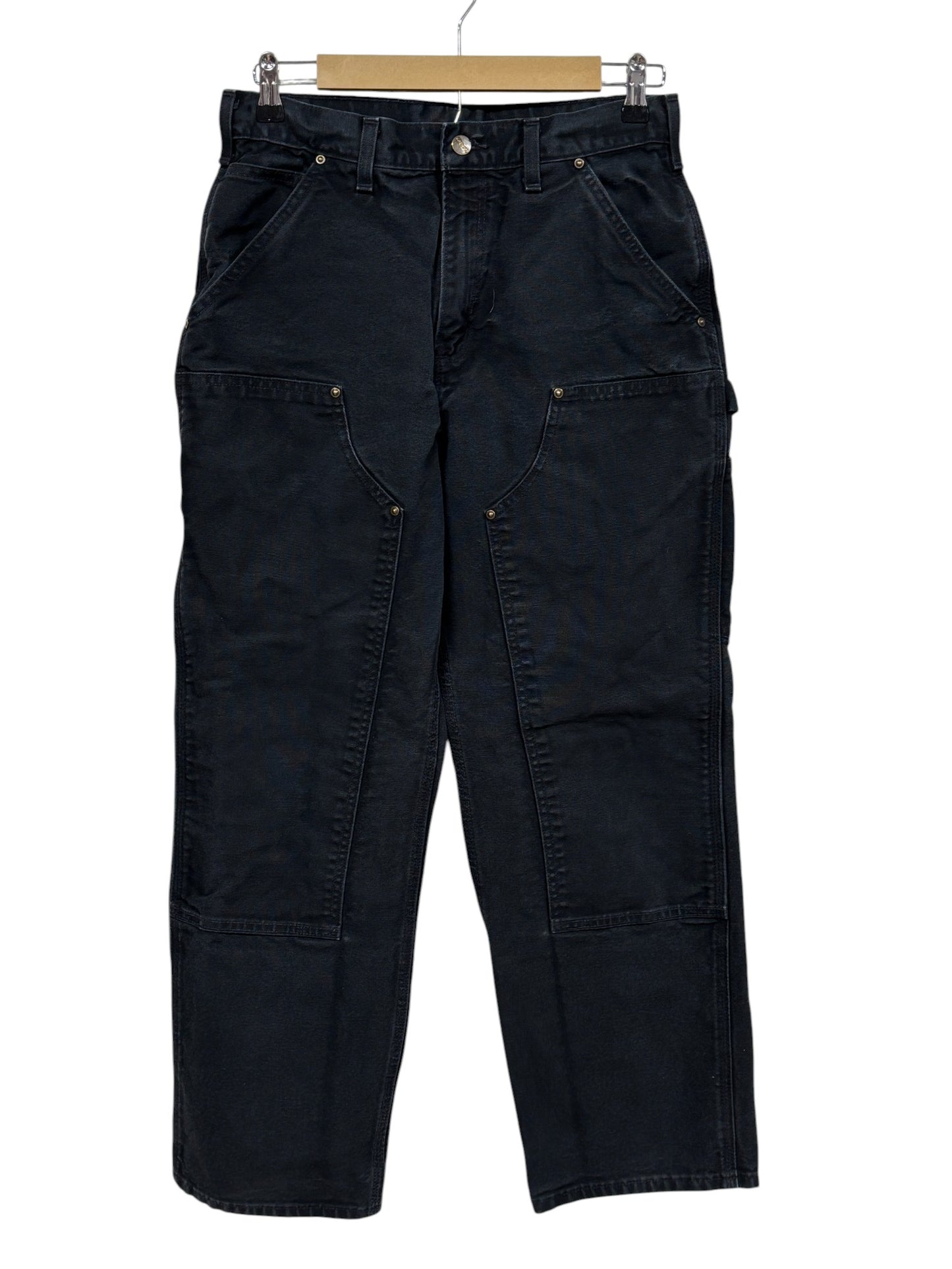 Carhartt Black Double Knee Carpenter Pants Size 30x30