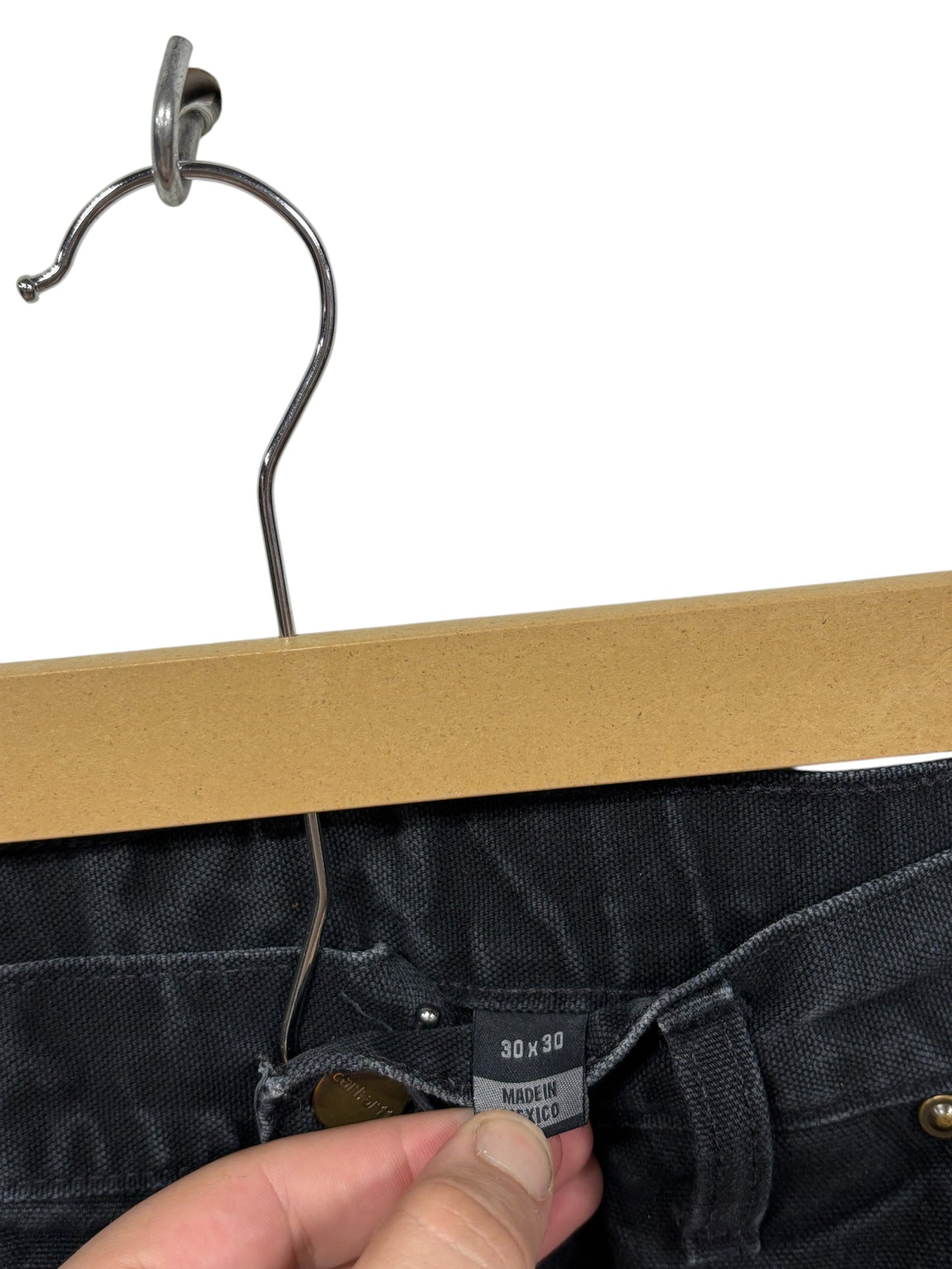 Carhartt Black Double Knee Carpenter Pants Size 30x30