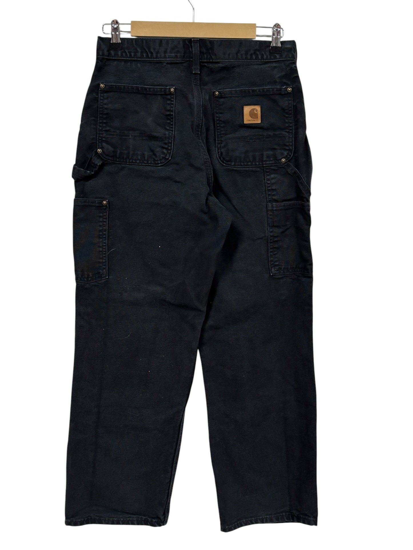 Carhartt Black Double Knee Carpenter Pants Size 30x30