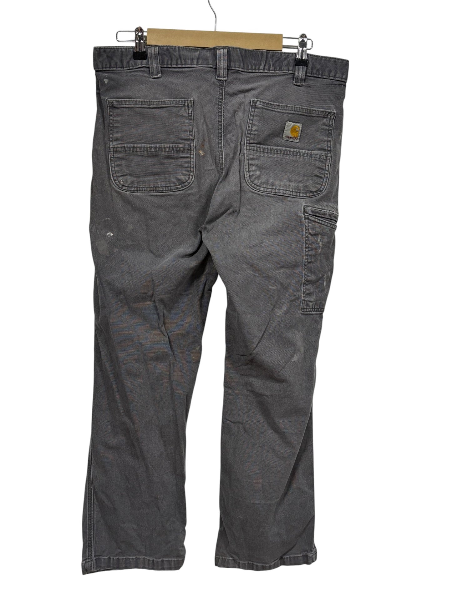 Carhartt Grey Relaxed Fit Carpenter Pants Size 36x30