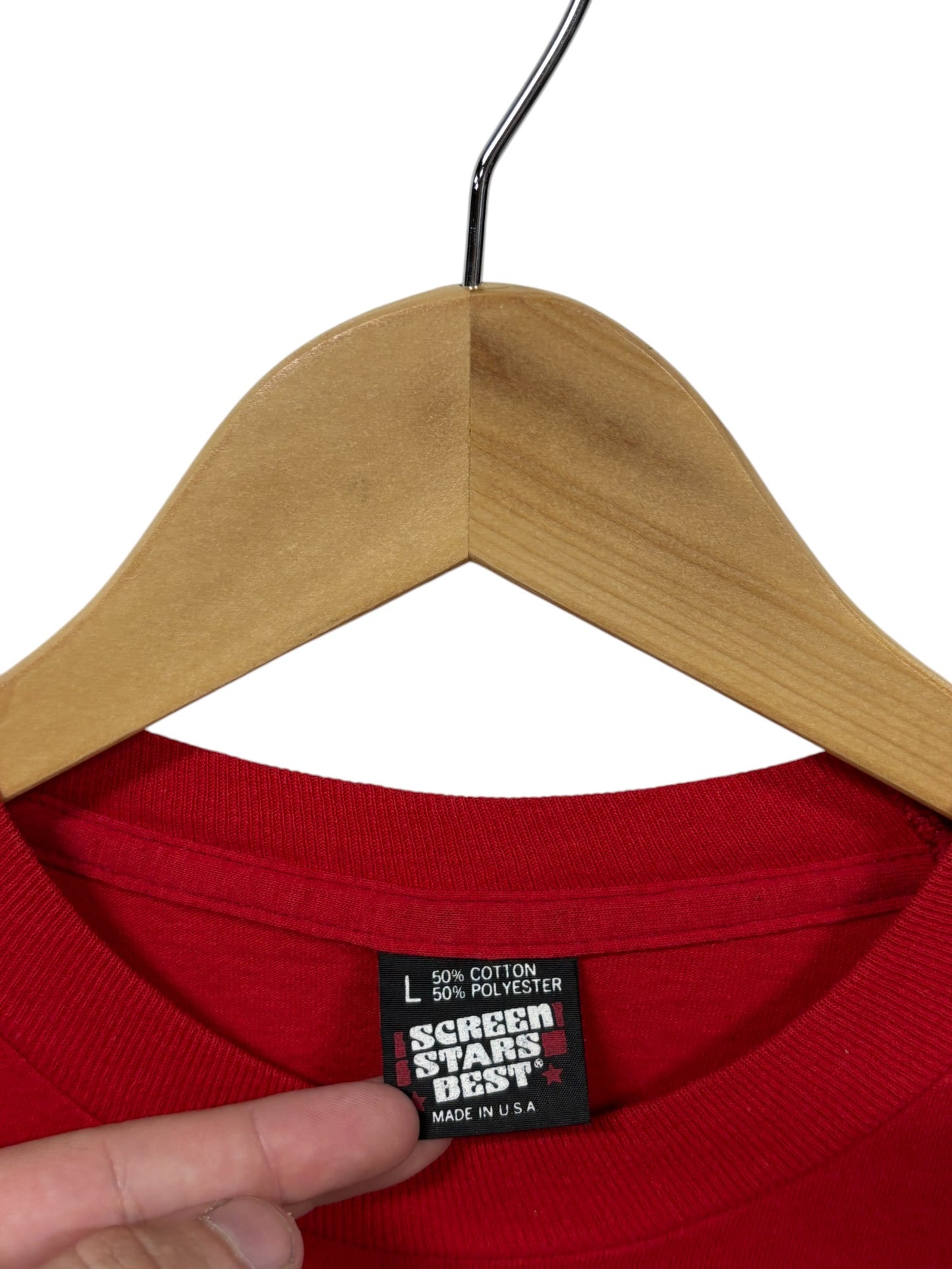 Vintage 1990 Miles City Montana Row Run Ride Marathon Shirt Size Large