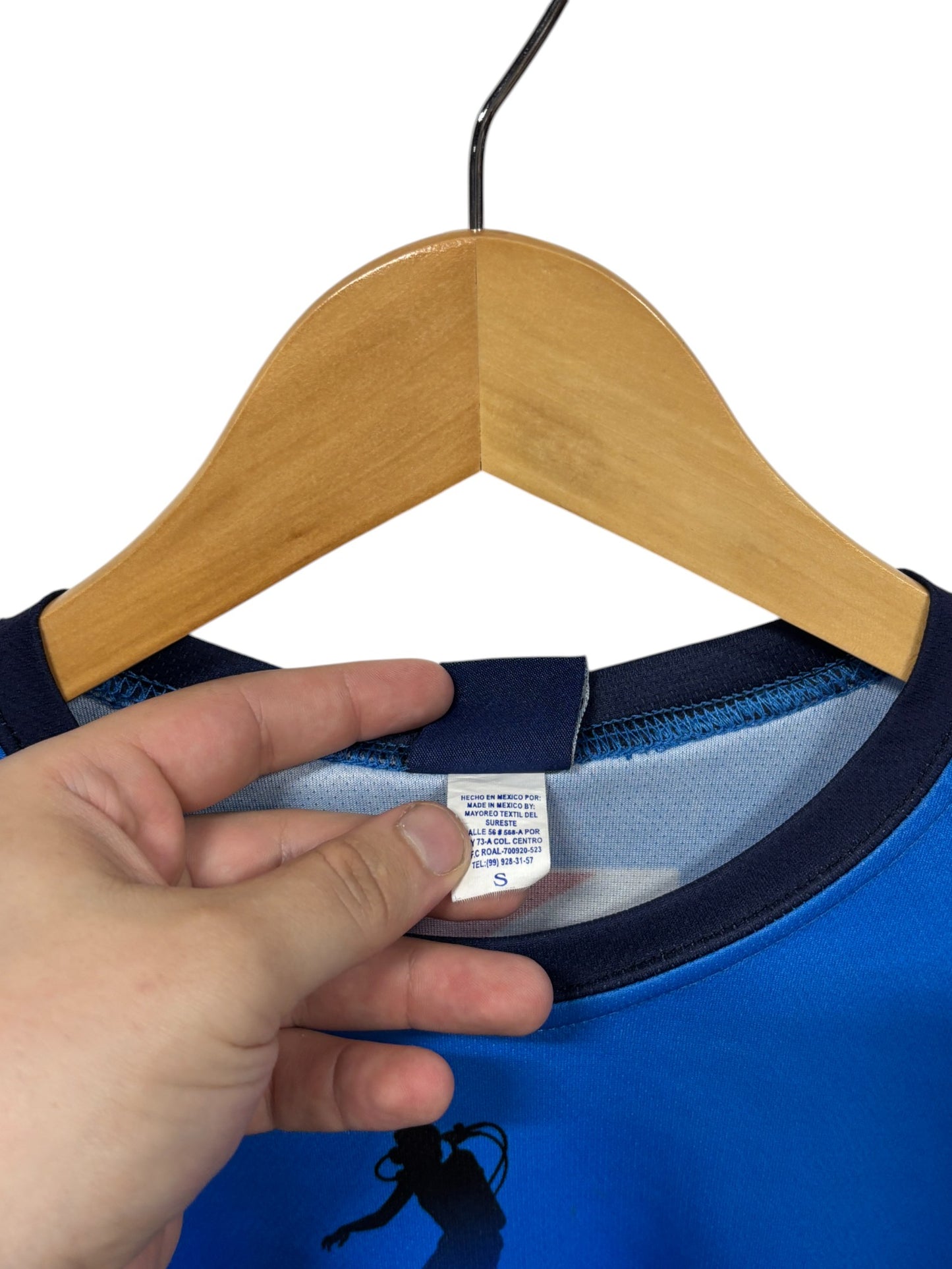 Vintage 90's BUM Equipment Aquatic Life AOP Long Sleeve Shirt Size Small