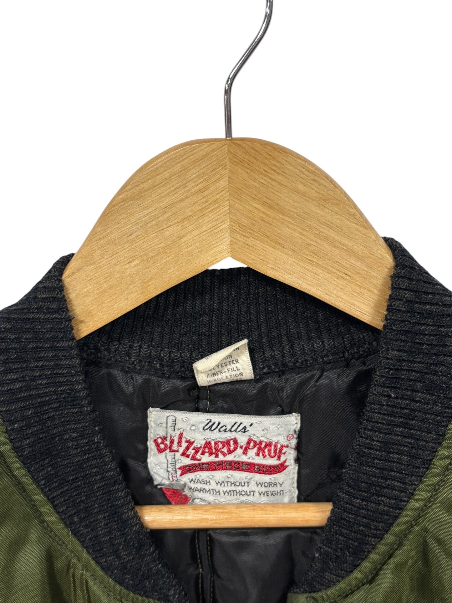 Vintage Walls Blizzard Proof Insulated Green Zip Up Vest Size Medium