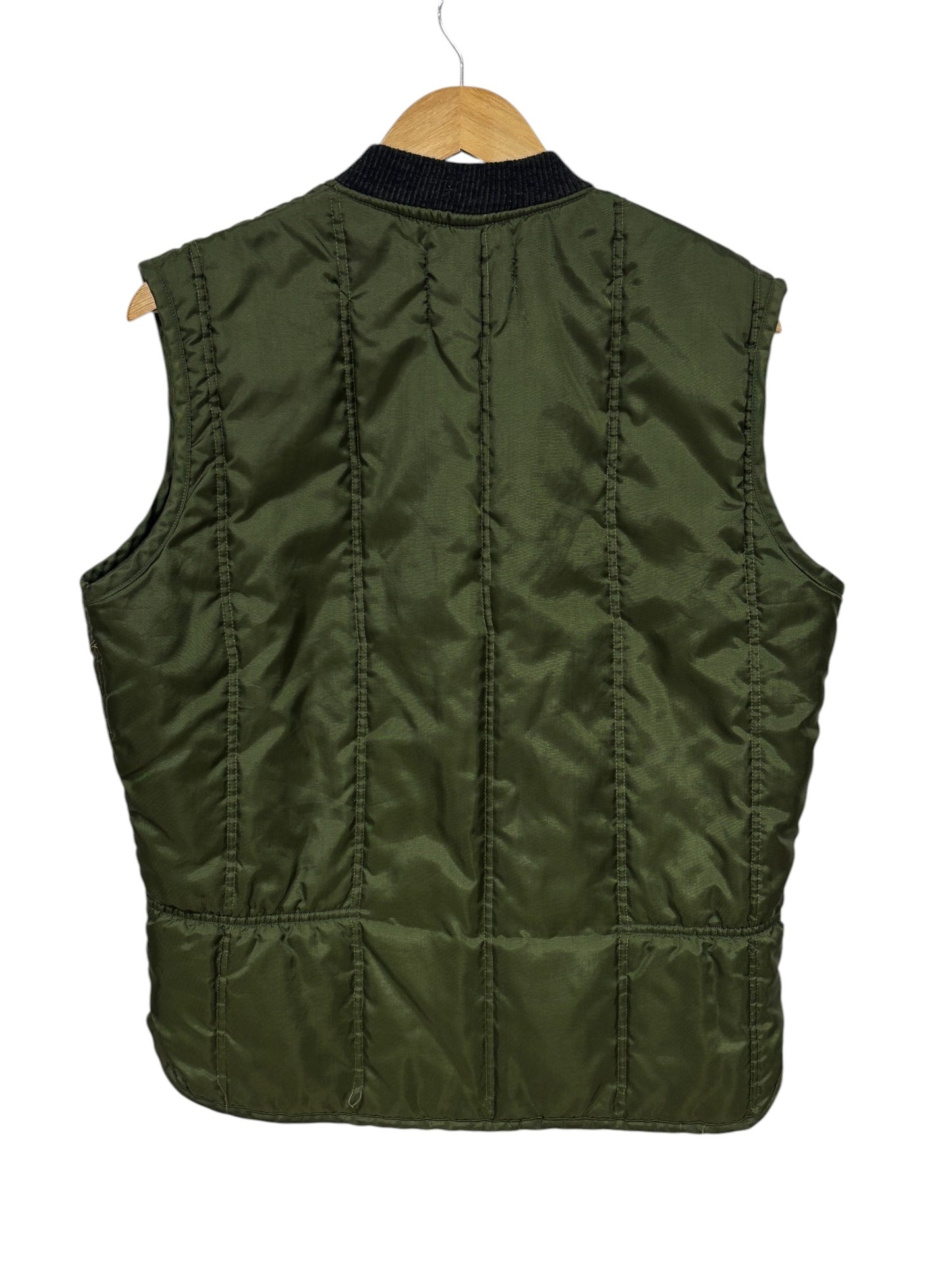 Vintage Walls Blizzard Proof Insulated Green Zip Up Vest Size Medium