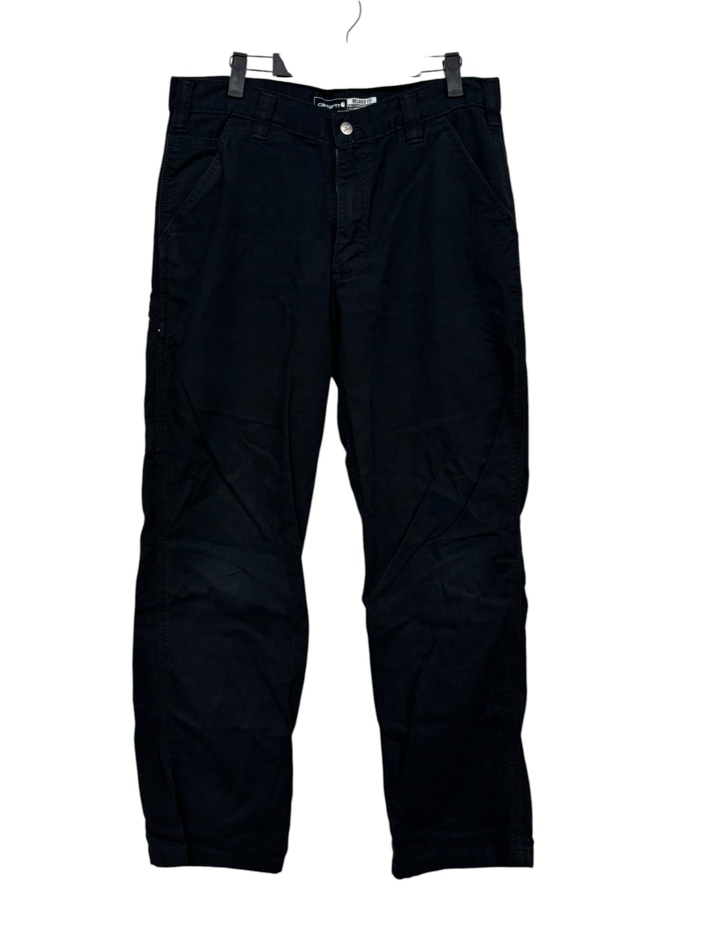 Carhartt Relaxed Fit Faded Black Carpenter Pants Size 34x32