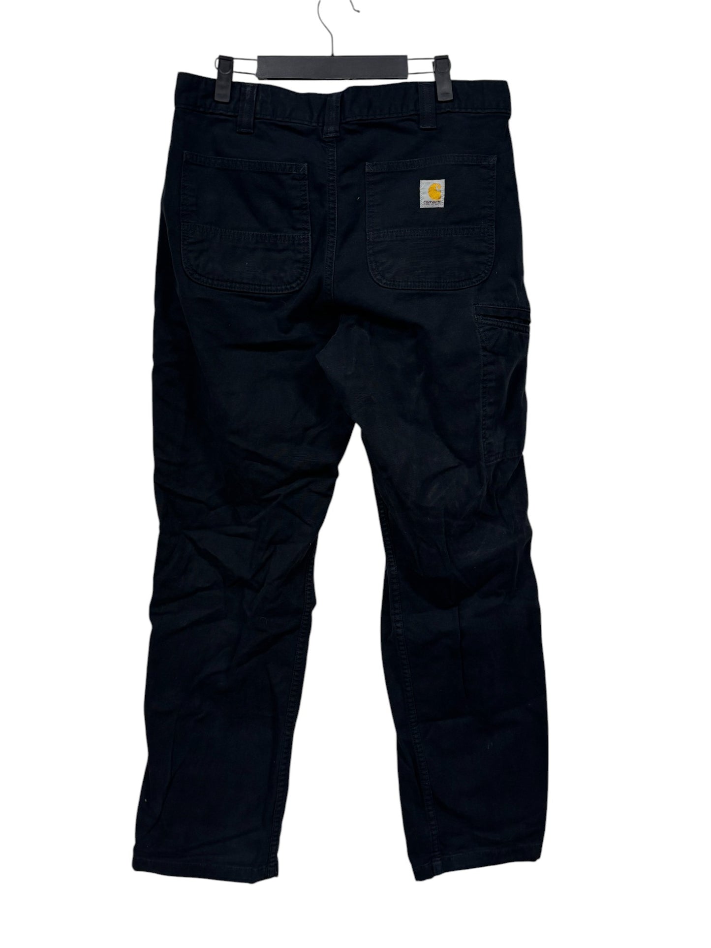 Carhartt Relaxed Fit Faded Black Carpenter Pants Size 34x32