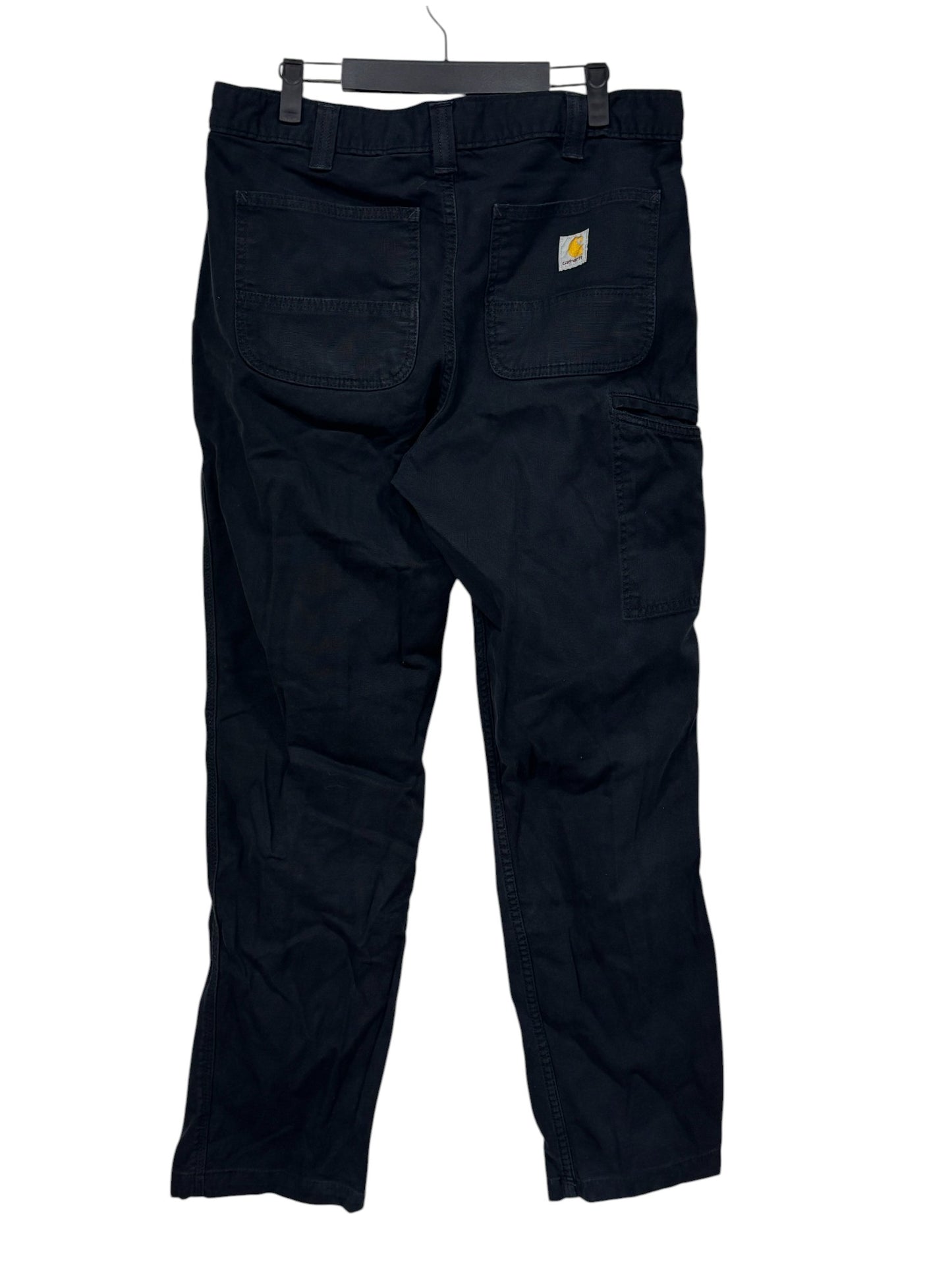 Carhartt Relaxed Fit Faded Black Carpenter Pants Size 34x32