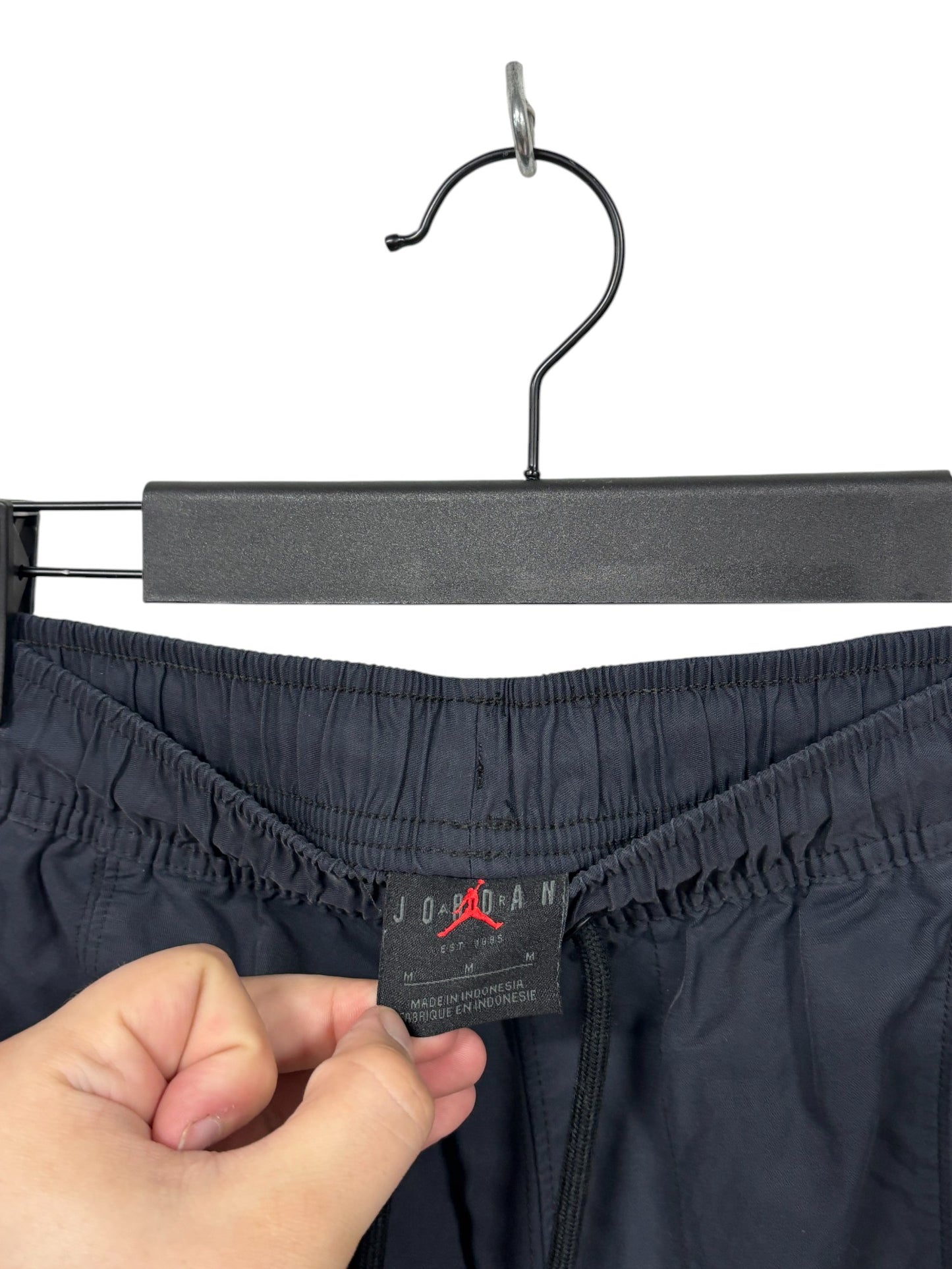 Jordan Brand Jumpman Logo Black Warm Up Pants Size Medium (30-32)