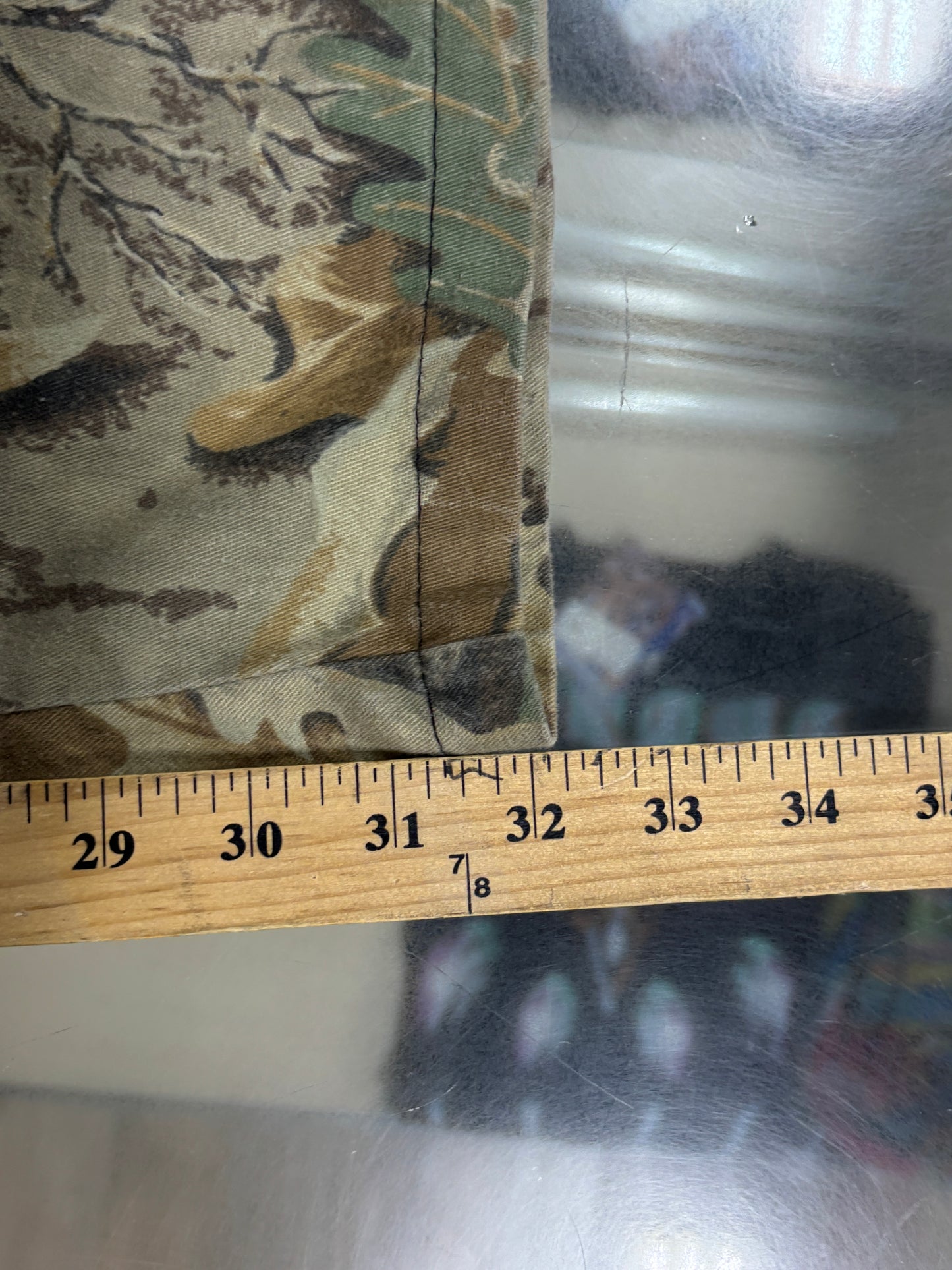 Vintage Woodland Tree Camo Hunting Cargo Pants Size 38x32