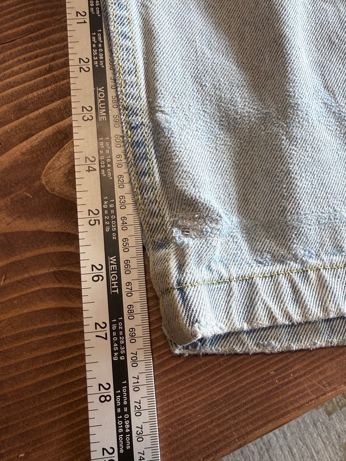Y2K Style Big Boy Skate Baggy Light Wash Denim Jeans Size 34x28