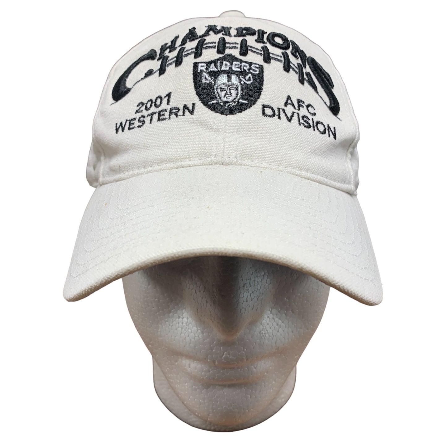 Vintage 2001 Reebok Oakland Raiders AFC Champions Hat