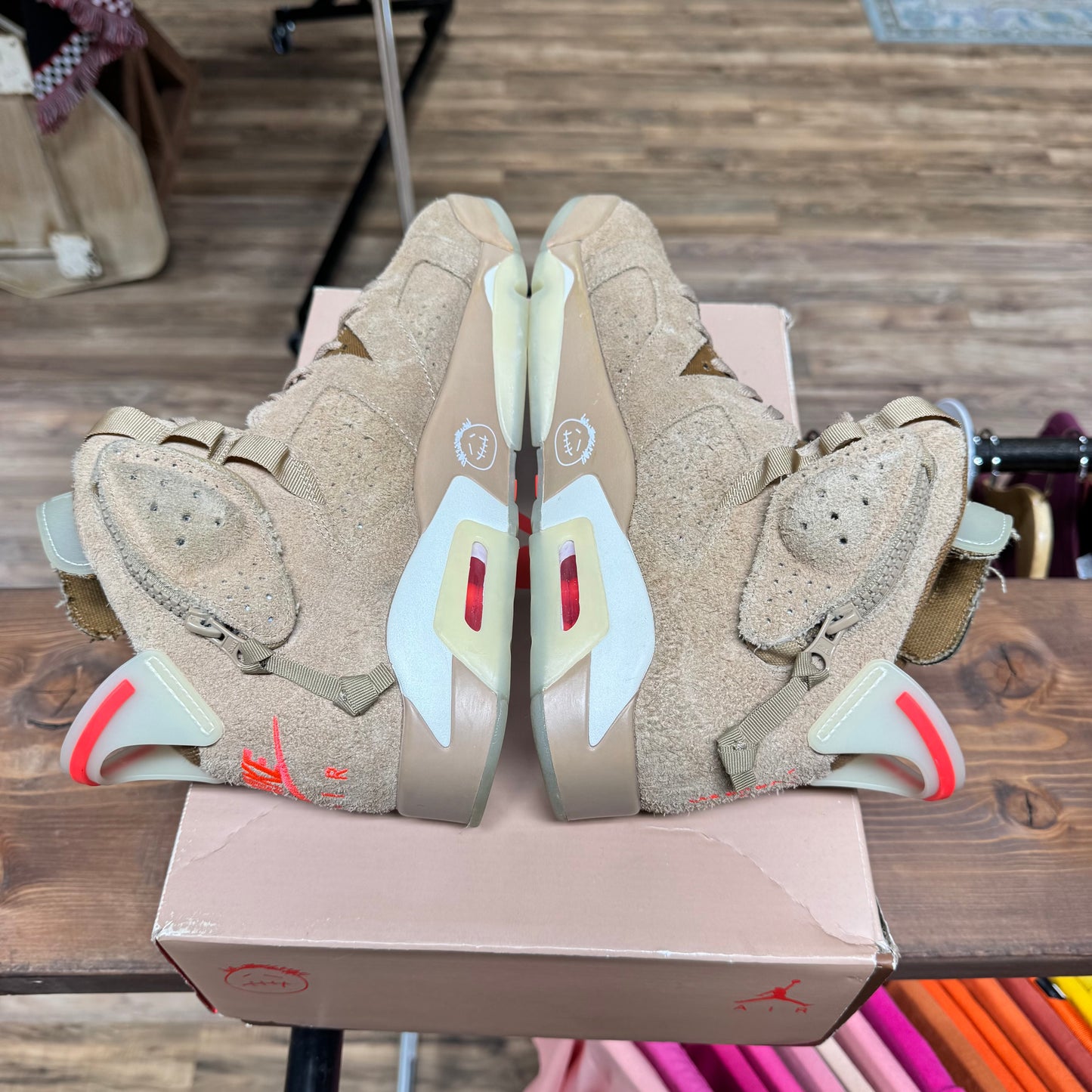 Jordan 6 'Travis Scott British Khaki' Size 10.5