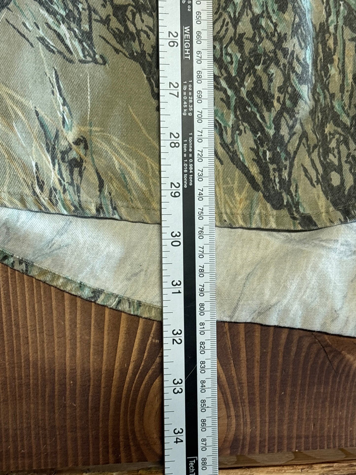 Prairie Ghost Camo Hunting Button Up Shirt Size XXL