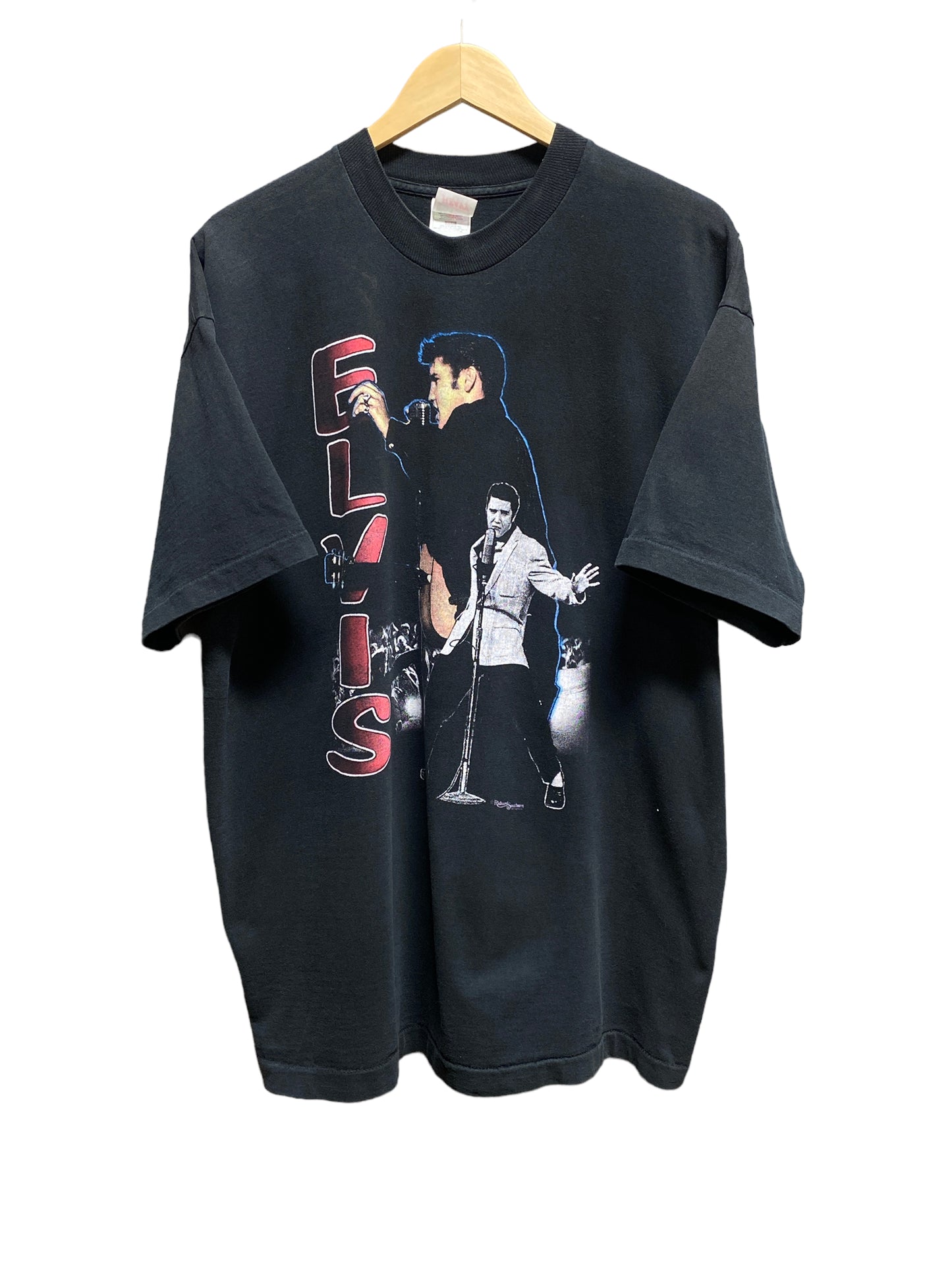 Vintage 90's Elvis Presley Parking Lot Bootleg Style Portrait Tee Size XXL
