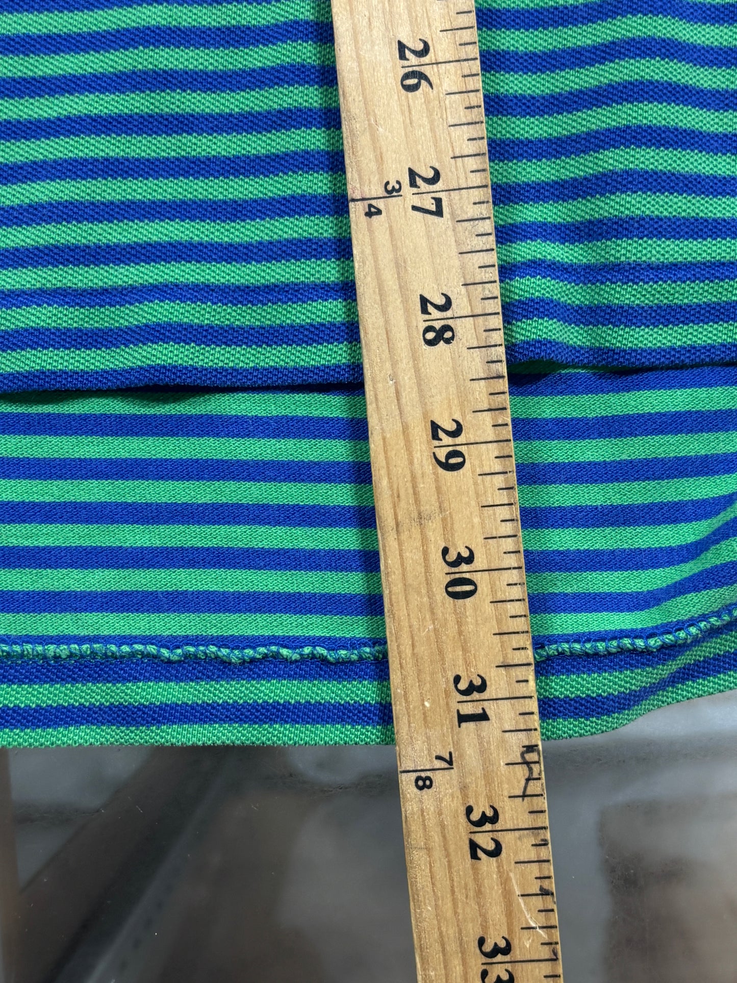 Polo Ralph Lauren Blue Striped Polo Shirt Size XL