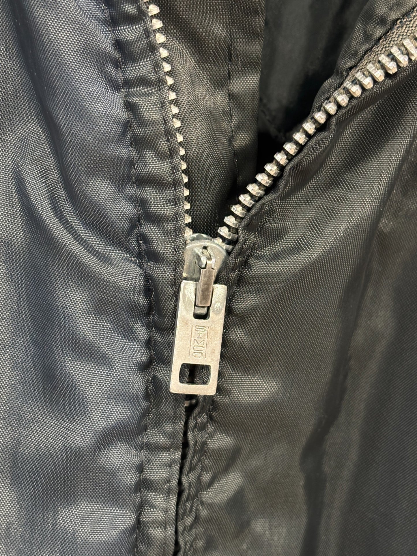 Vintage 70's Flight Bomber Zip Up Jacket Simco Zipper Size Large