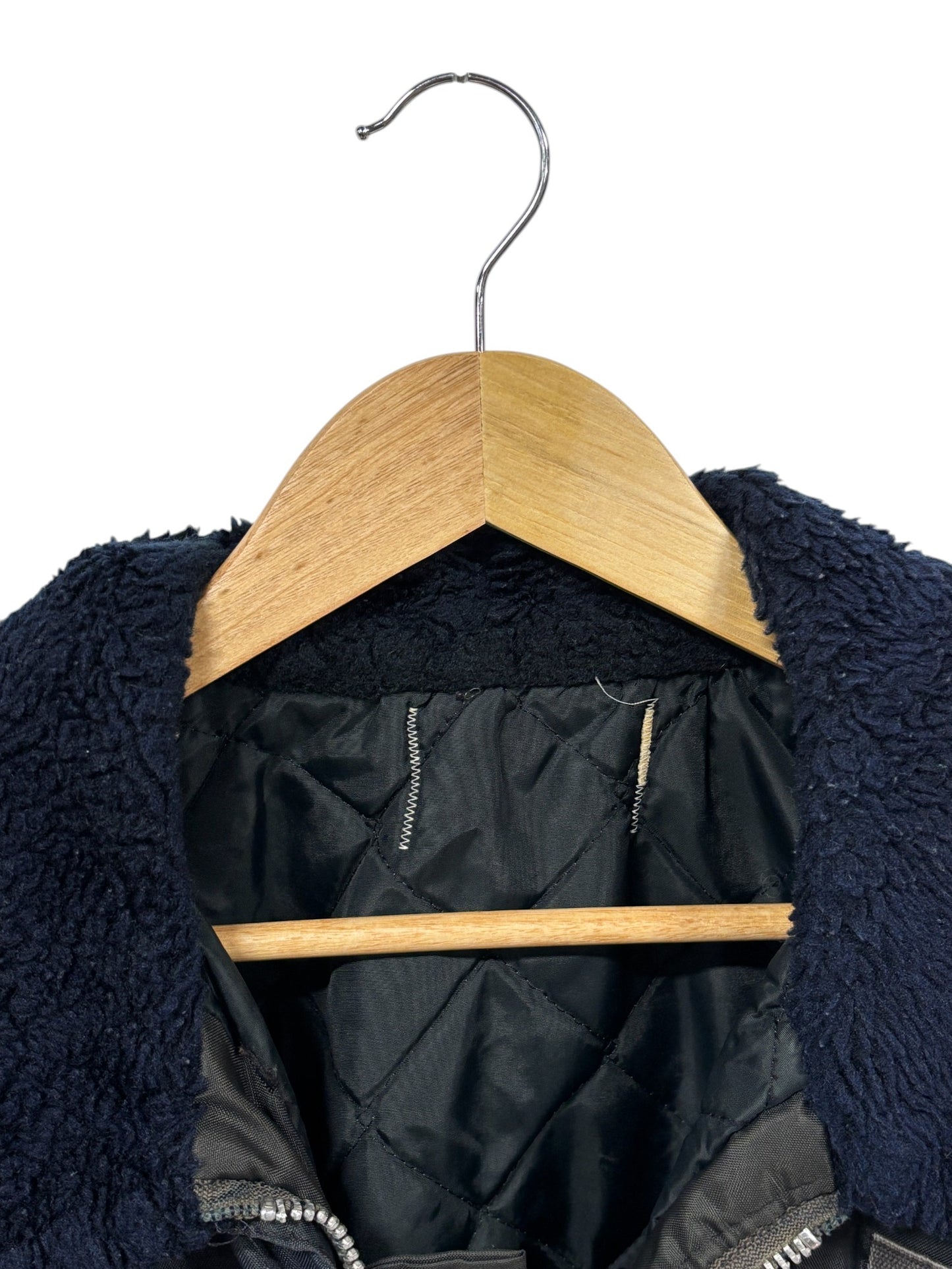 Vintage 70's Flight Bomber Zip Up Jacket Simco Zipper Size Large