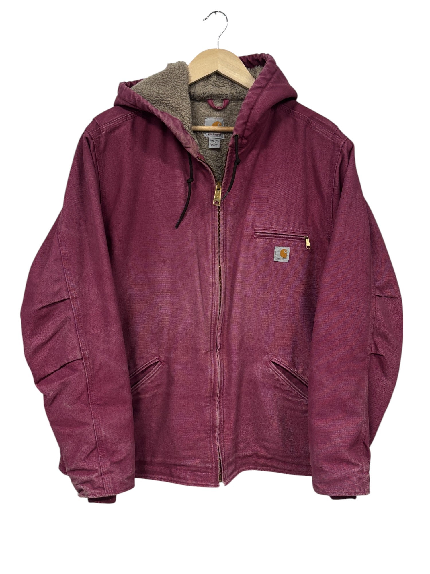 Carhartt 紫 フード付きジャケット Faded Purple Carhartt Active