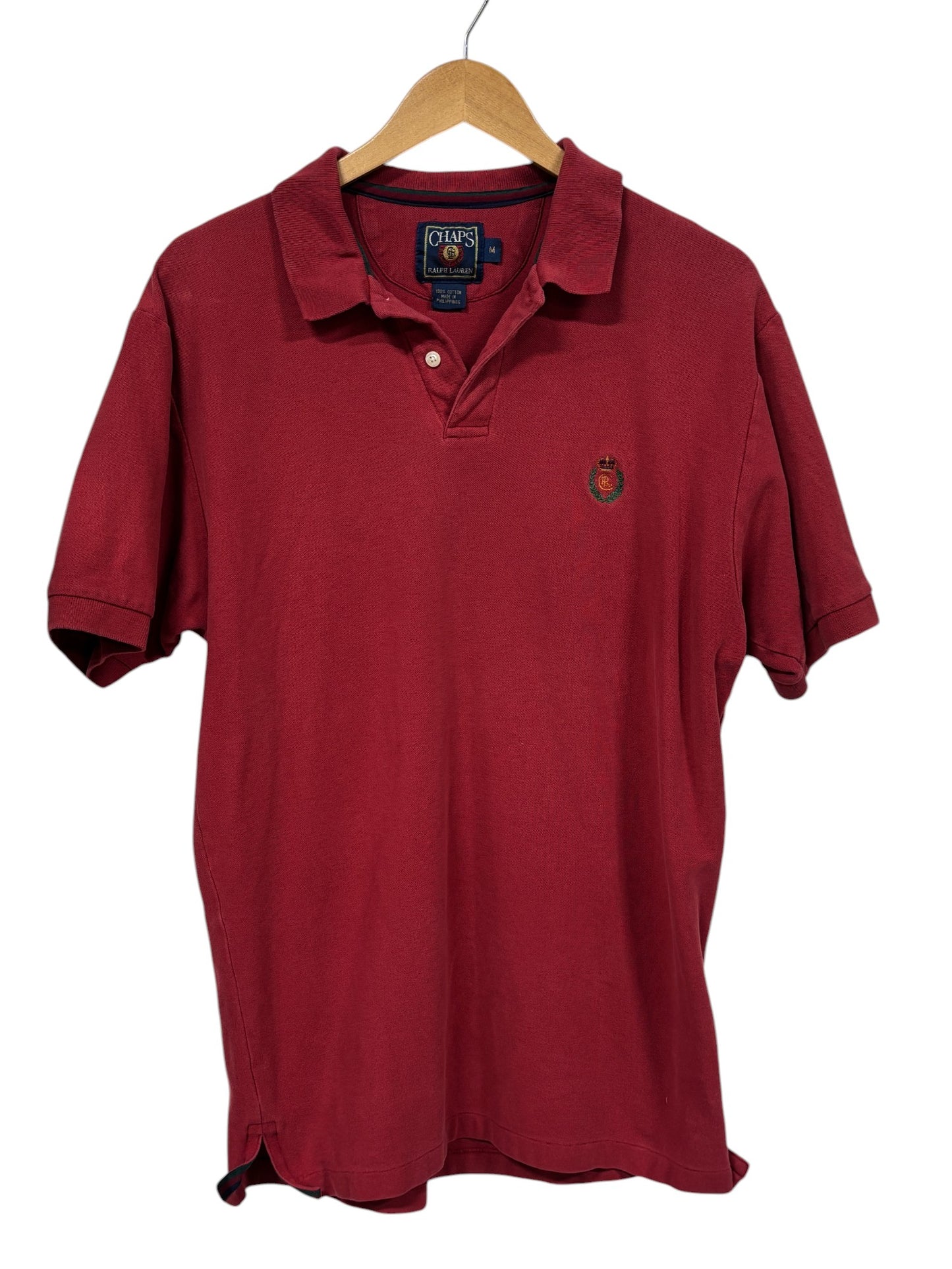 Vintage 00's Chaps Ralph Lauren Crest Logo Polo Shirt Size Medium