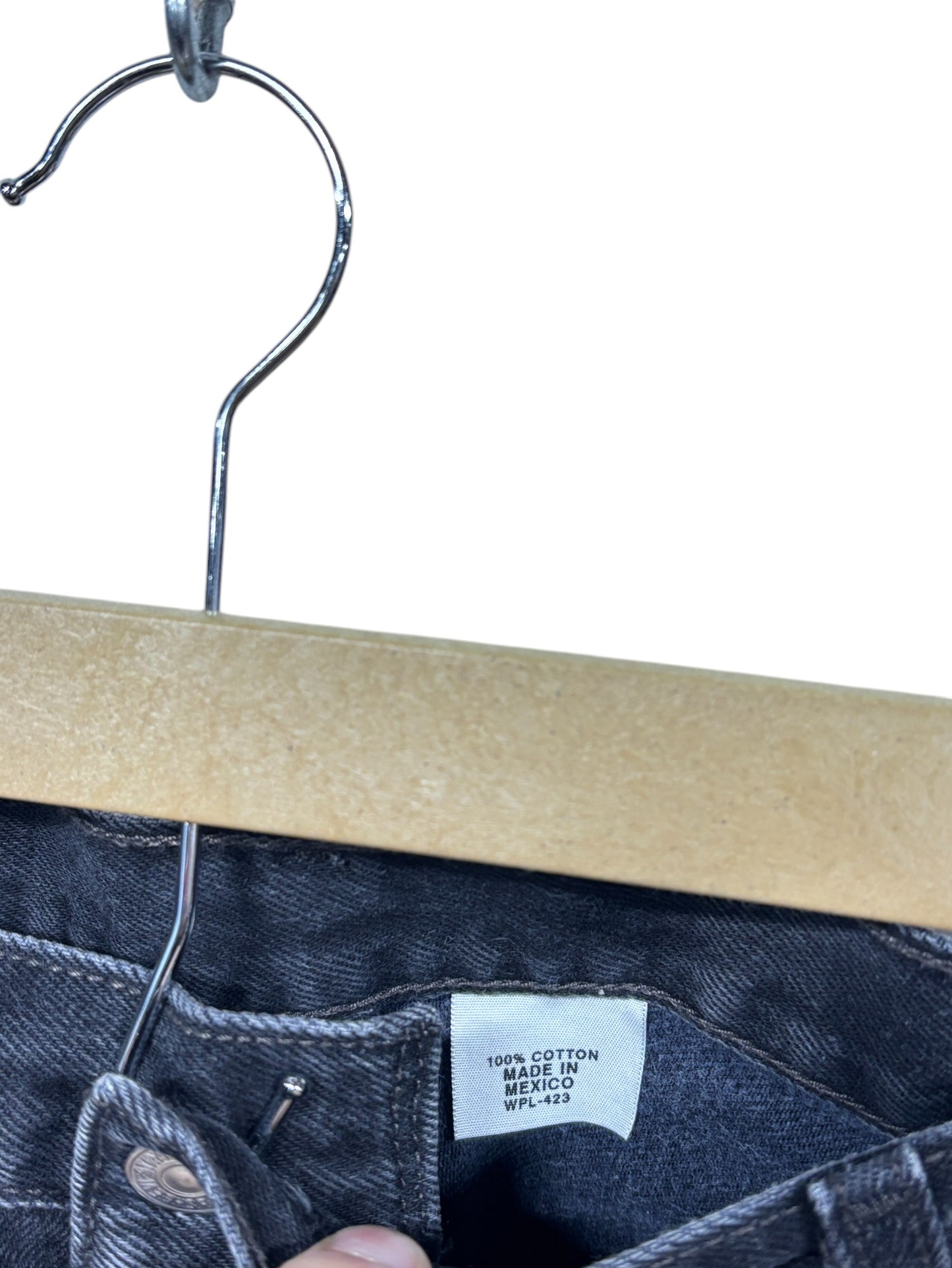 Levi's 501 Black Denim Jeans Size 40x29