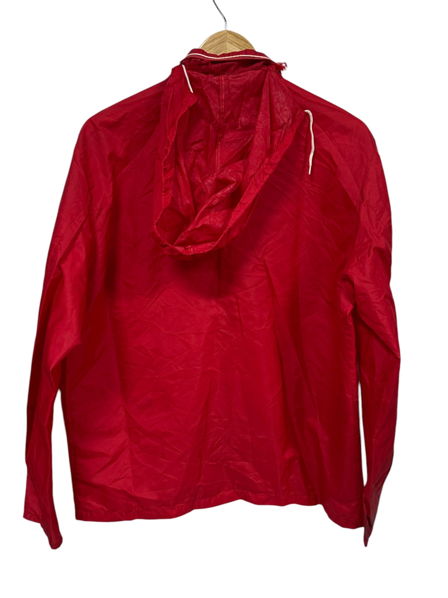 Vintage Pacific Trail Sportswear Red Zip Up Windbreaker Jacket Size Medium