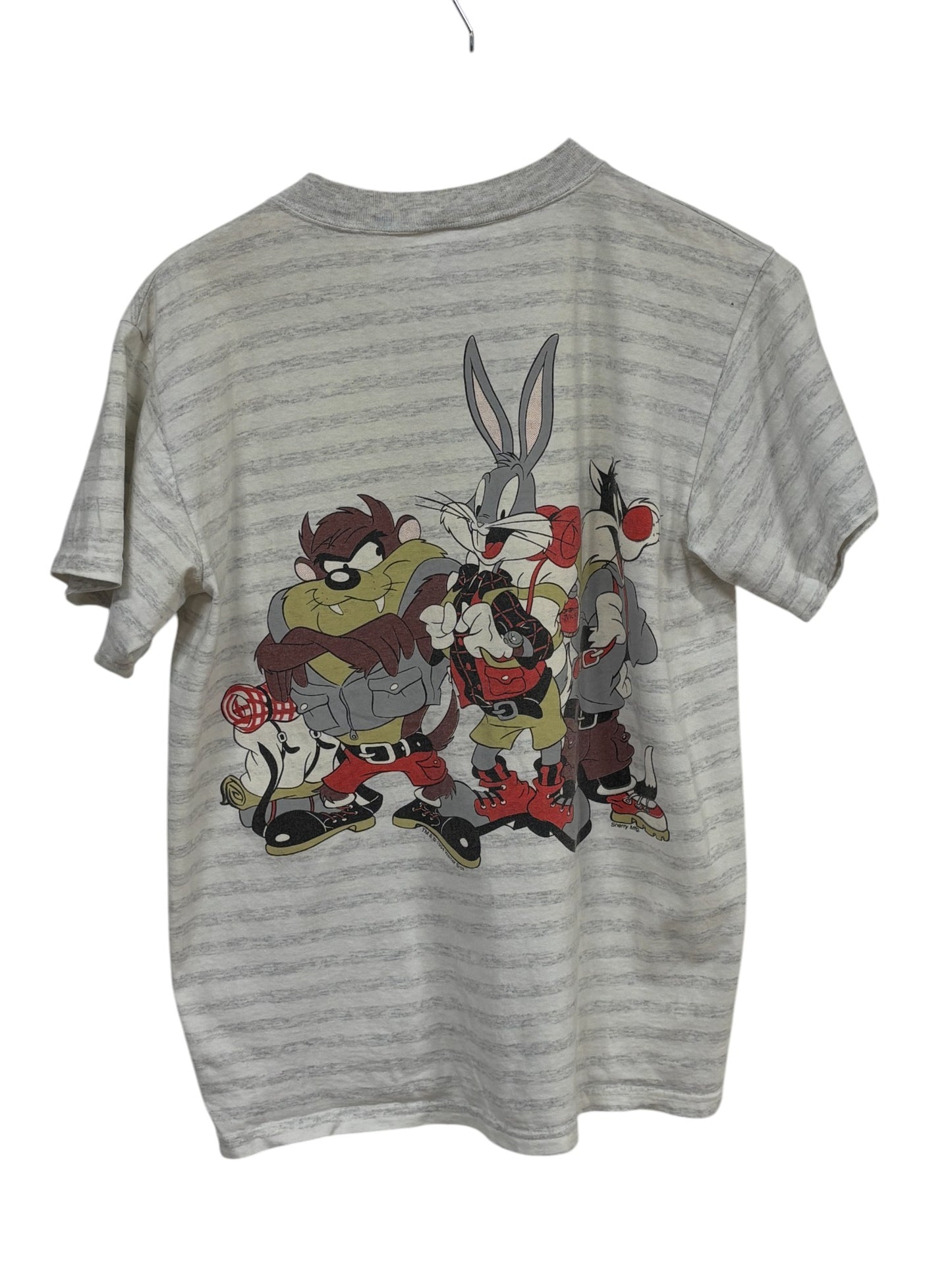 Vintage 90's Sherry's Best Pikes Peak Looney Tunes Hiking Tee Size Medium