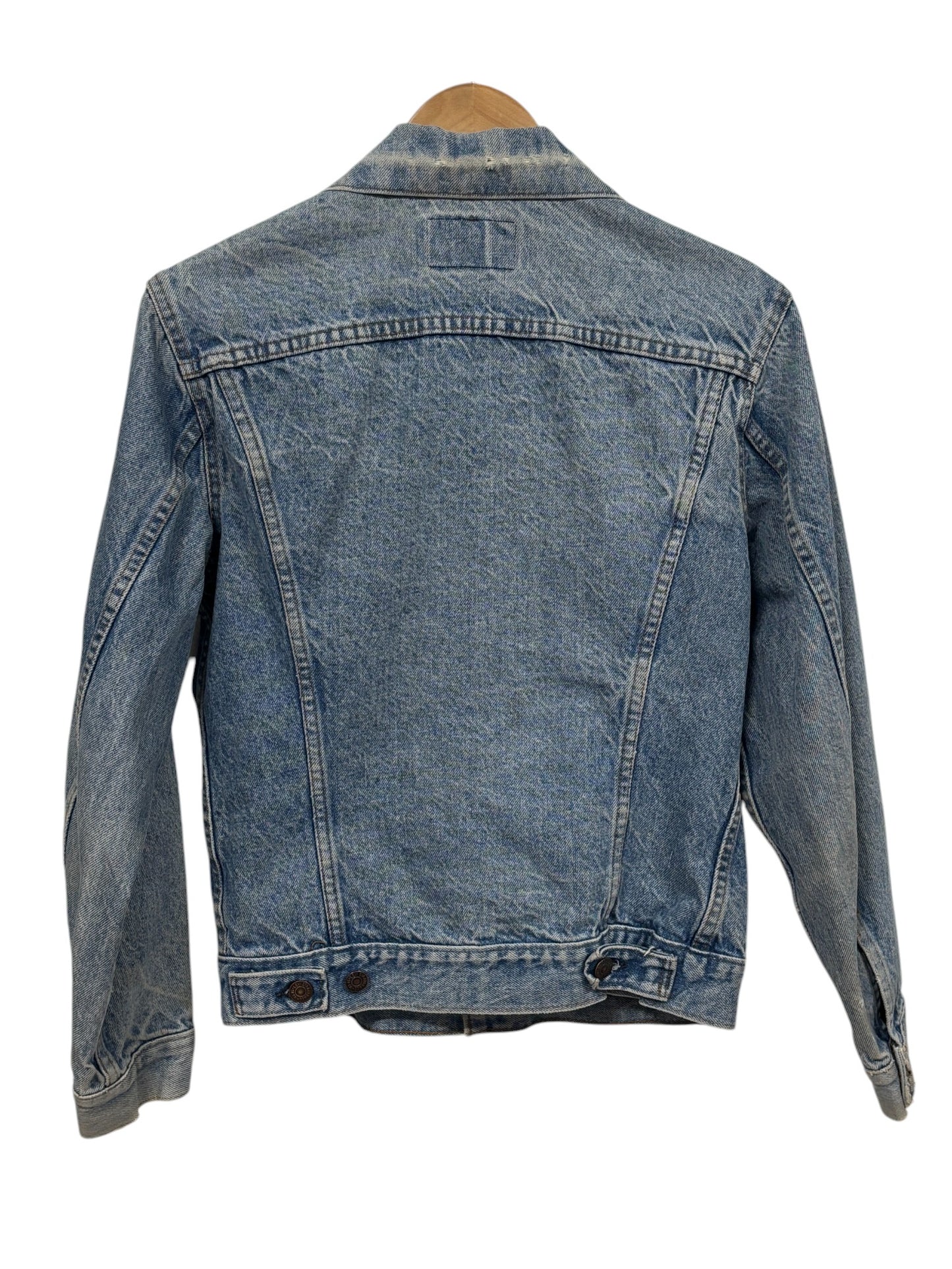 Vintage Levi's Made In USA Denim Trucker 527 Jacket Size Small
