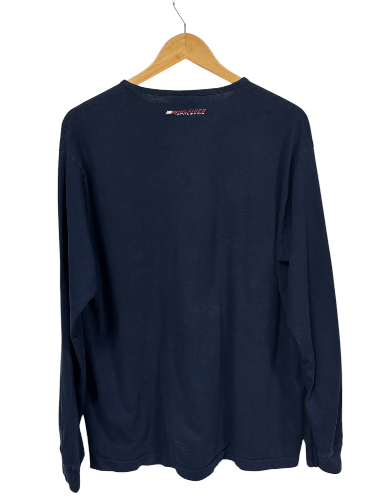 Vintage 90's Tommy Hilfiger Athletics TH 1985 Long Sleeve Shirt Size Large