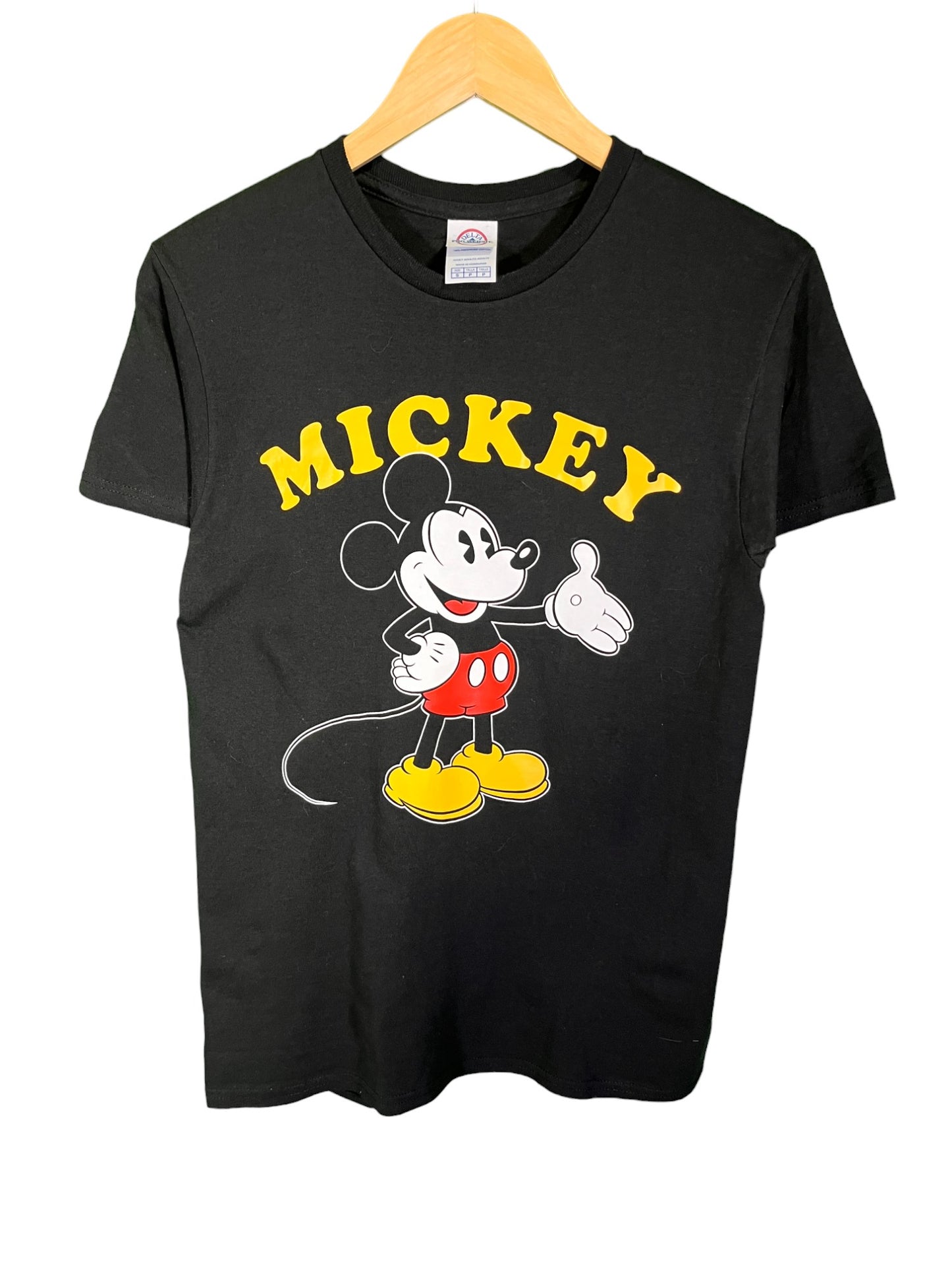 Vintage 90's Disney Mickey Cartoon Graphic Tee Size Small